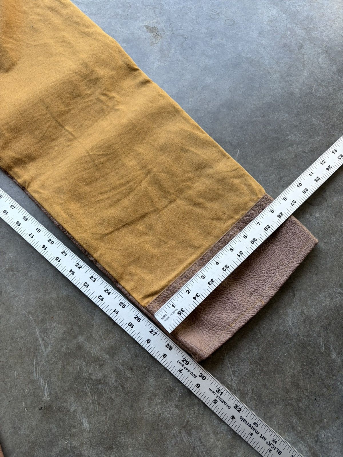 Redhead Vintage RedHead Pebbled Leather Hunting Canvas Pants Size US 32 / EU 48 - 8 Thumbnail