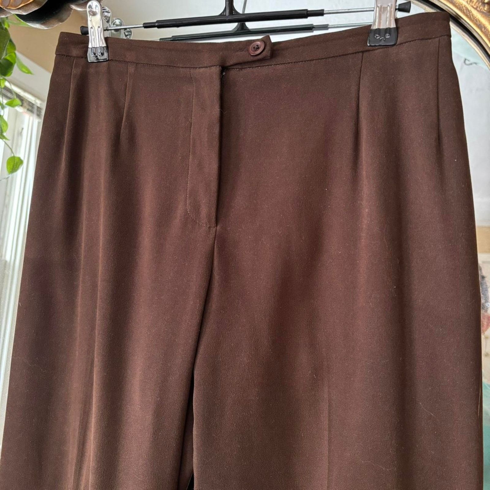 Harve Benard Vintage Harvé Benard by Benard Hoitzman Brown Trousers 8P Size 30" / US 8 / IT 44 - 3 Thumbnail