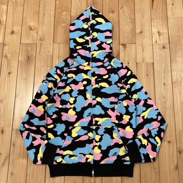 Bape BAPE Multi Camo Full Zip Hoodie Cotton Candy Camo APE NIGO Size M / US 6-8 / IT 42-44 - 1 Thumbnail