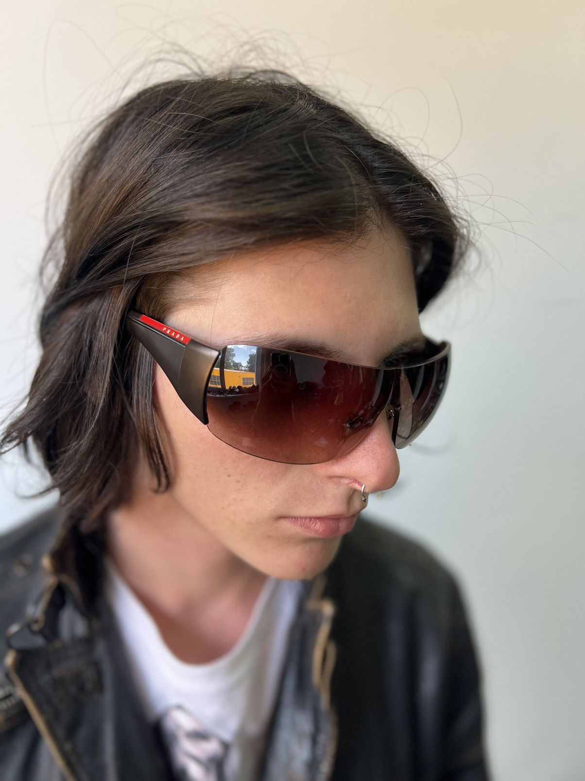 Prada × Vintage Vintage Prada Sport Luna Rossa Rare sunglasses Size ONE SIZE - 2 Thumbnail