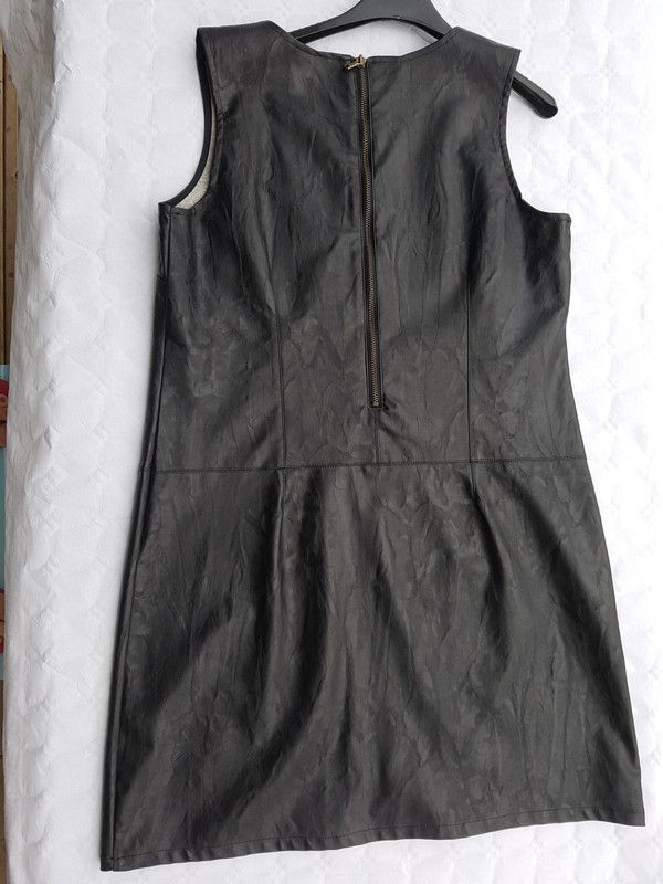 Free People Robe droite simili cuir (tissu huilé ) Size M / US 6-8 / IT 42-44 - 2 Thumbnail