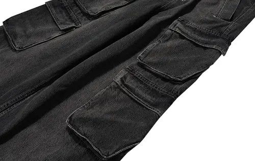 American Edition Hombre Drawstring Elastic Baggy Cargo Jeans y2k Size US 34 / EU 50 - 9 Thumbnail