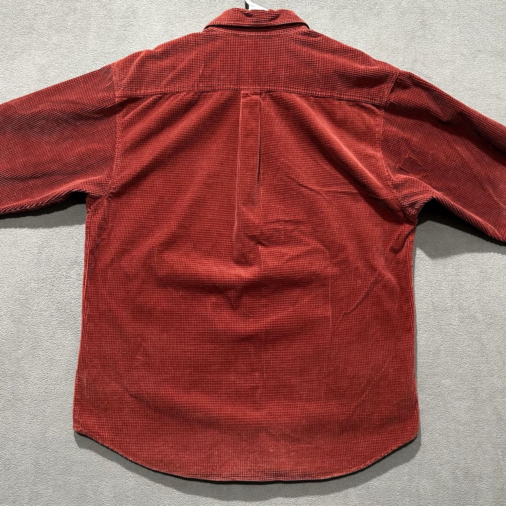 The Territory Ahead The Territory Ahead Shirt Mens L Orange/Red Waffle Textured Button-Up Heavy GUC Size US L / EU 52-54 / 3 - 2 Thumbnail