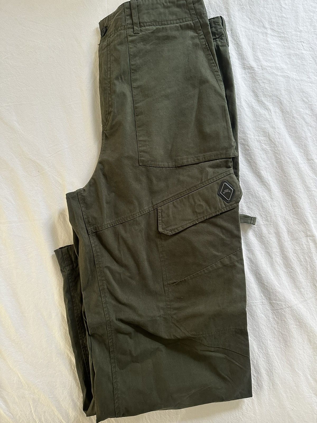 image of A Cold Wall A-Cold-Wall Ando Cargo Pants in Green, Men's (Size 33)