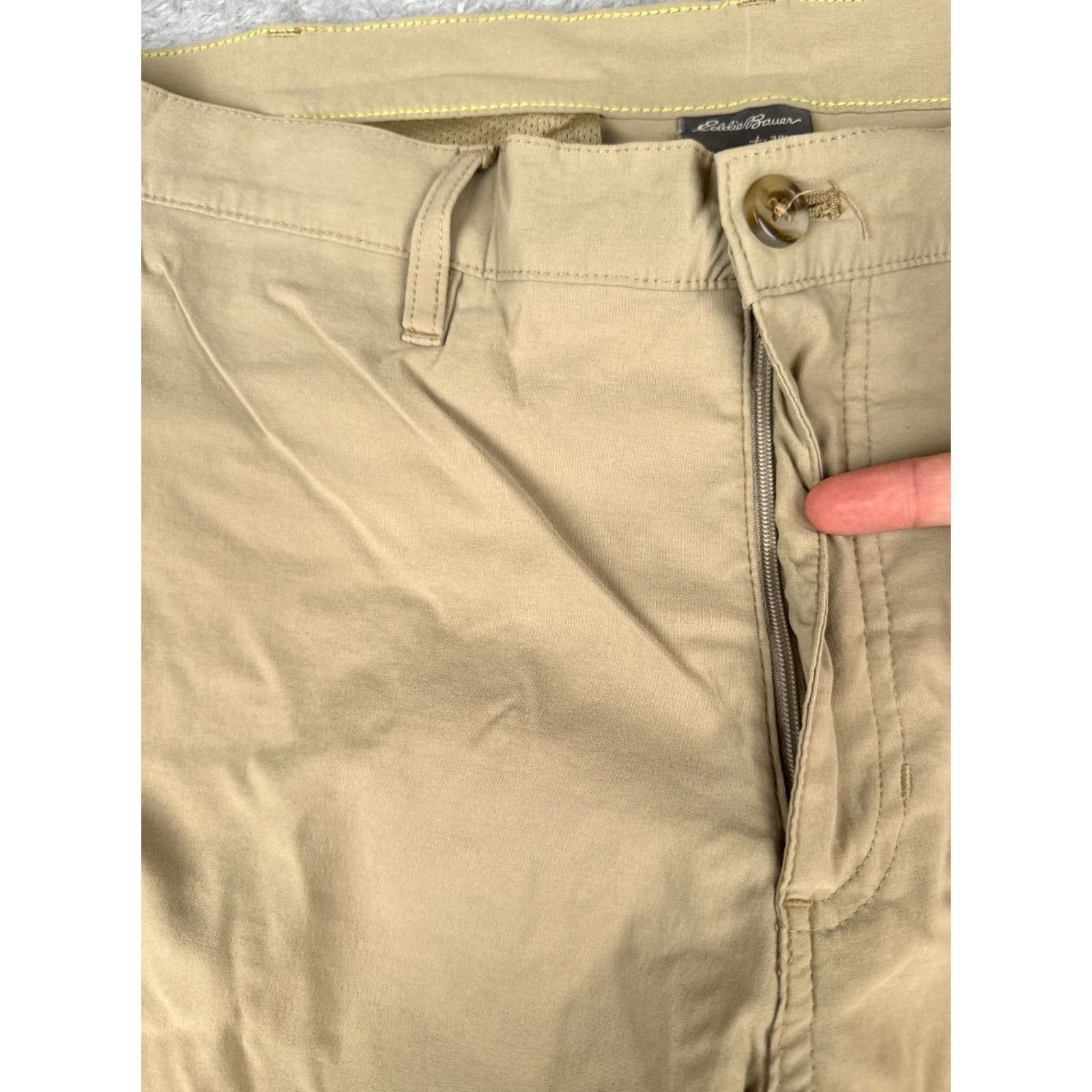 Eddie Bauer Eddie Bauer Travex Pants Mens 38 Beige Straight Leg Nylon Blend Cargo Pockets Regular 30in Fall Spring Summer Winter Travel Workwear Size US 38 / EU 54 - 5 Thumbnail
