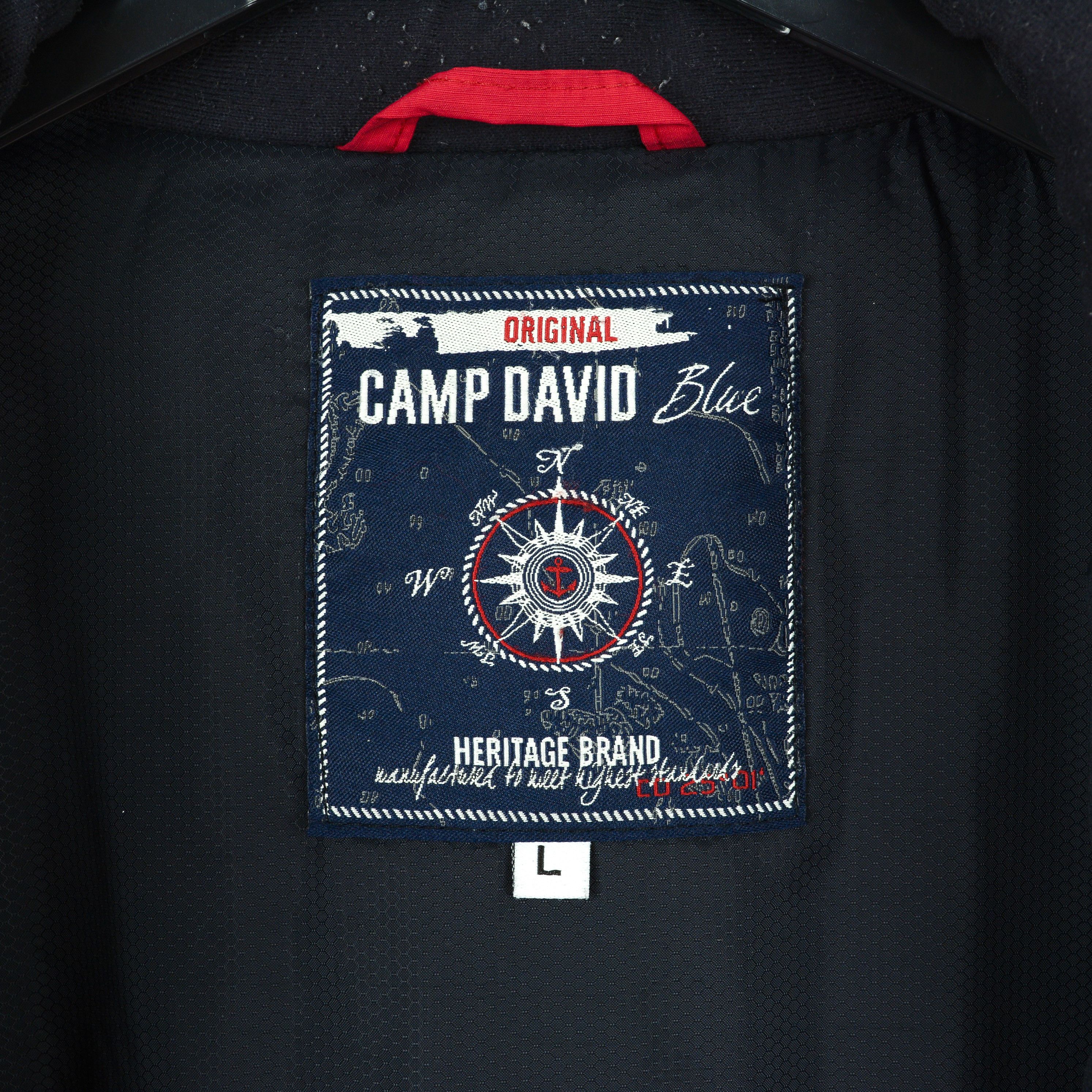 Camp David Heritage Men L Padded Waterproof Red Jacket Warm Coat Size US L / EU 52-54 / 3 - 3 Thumbnail
