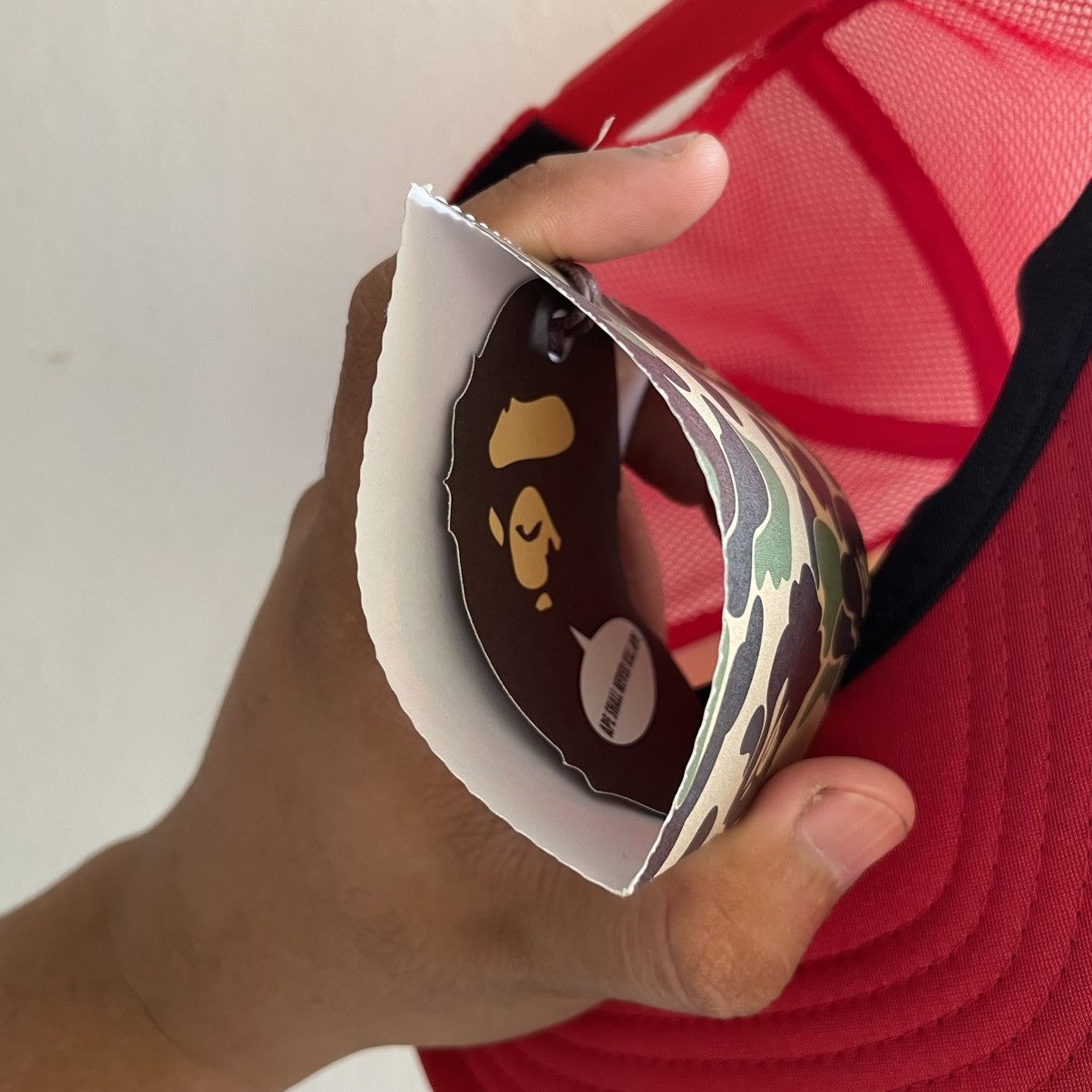 Bape Vintage Bape Mad Face Mesh Trucker Cap Size ONE SIZE - 13 Thumbnail