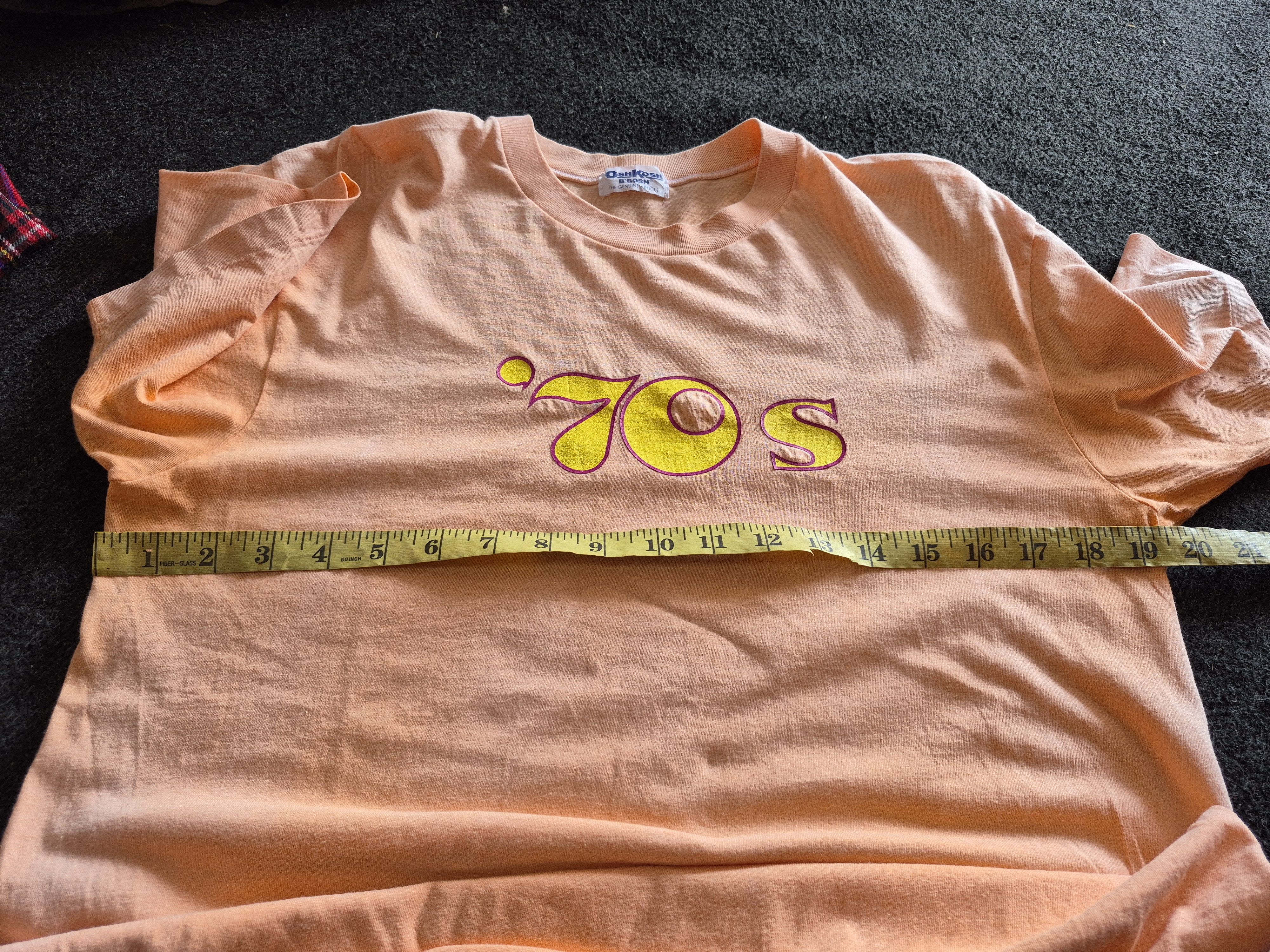 Oshkosh Rare! Vintage Oshkosh 70s Sunfaded Tee Size US M / EU 48-50 / 2 - 9 Thumbnail