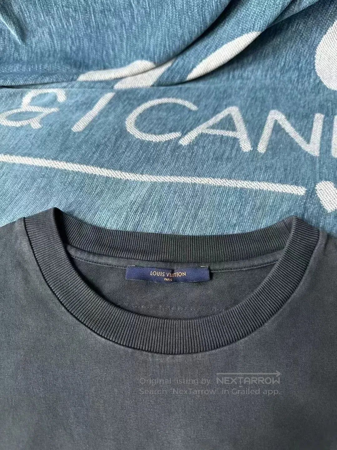 Louis Vuitton Louis Vuitton Washed Gray Short Sleeve. Size US XXL / EU 58 / 5 - 3 Thumbnail