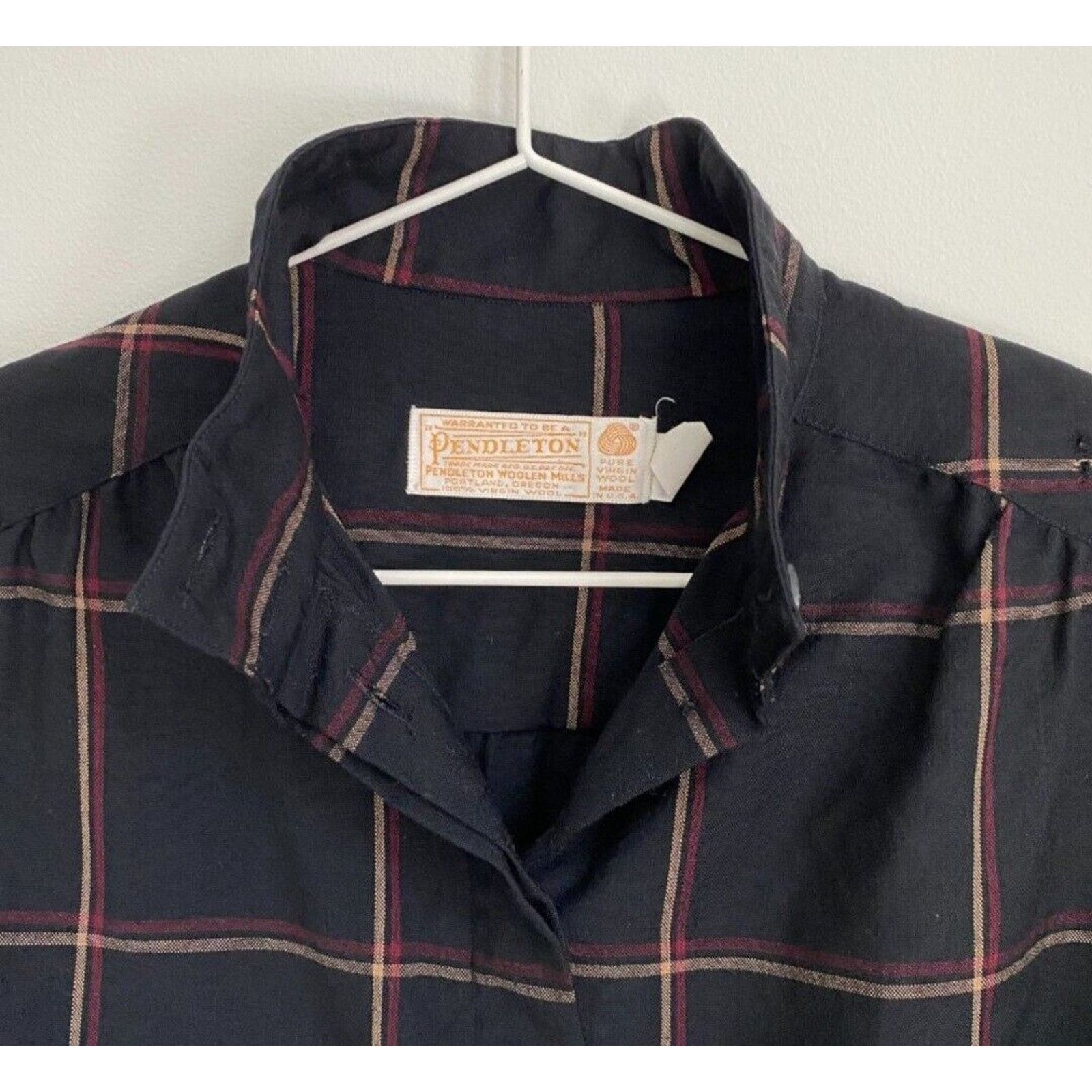 Pendleton VTG Pendleton Wool Blouse 10 USA Made Academia Prep Classic Size L / US 10 / IT 46 - 2 Thumbnail