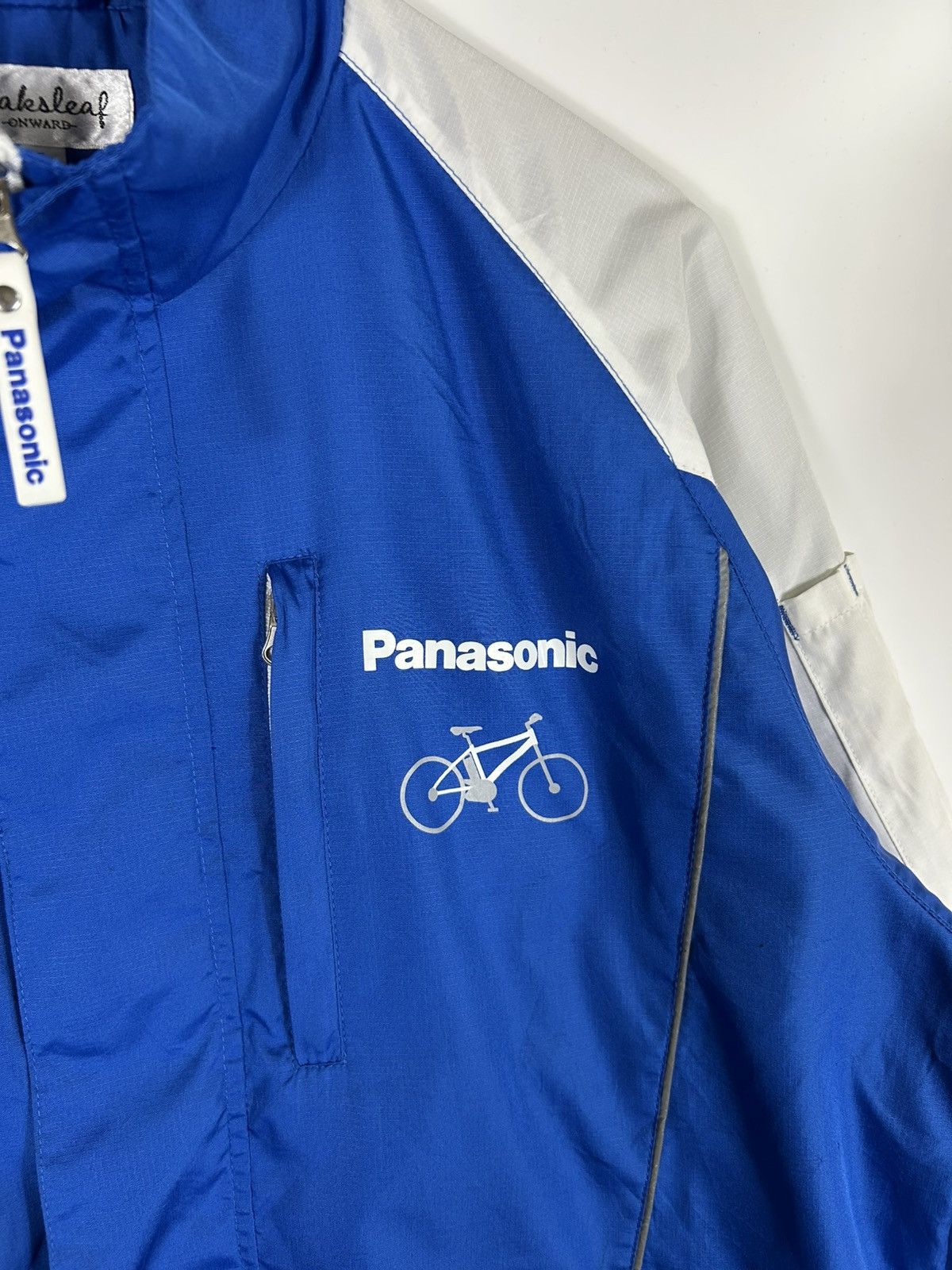 Japanese Brand 🔥Onward Panasonic Cycle Zipper Workout Jacket Size US L / EU 52-54 / 3 - 5 Thumbnail