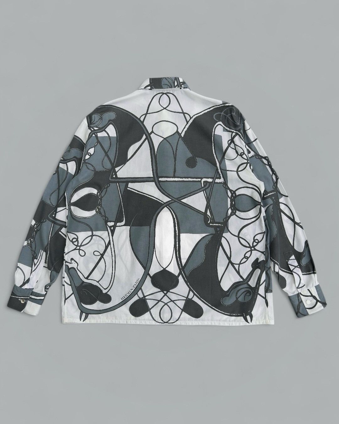 Hermes Hermes Paris By Martin Margiela Printed Silk Size US M / EU 48-50 / 2 - 2 Thumbnail