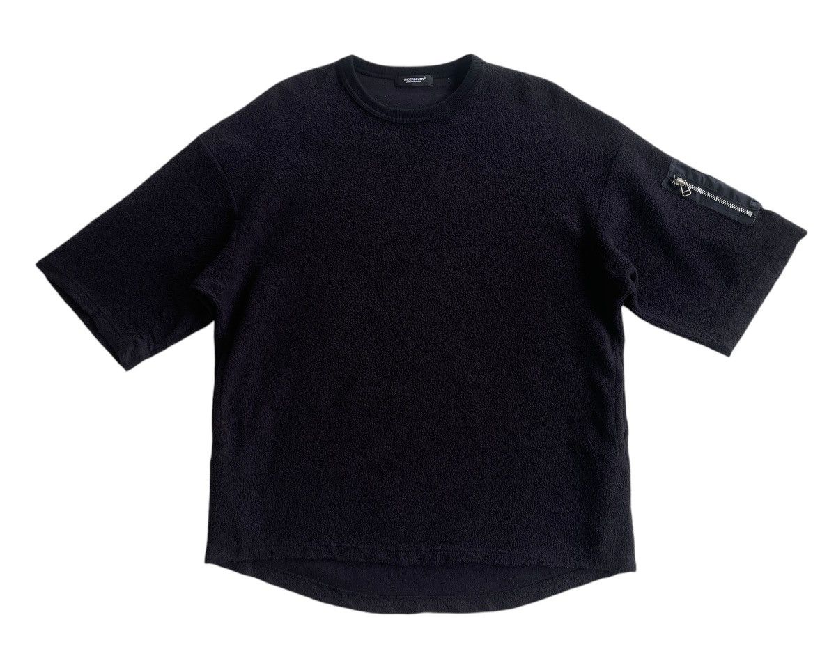 Undercover Jun Takahashi Oversized Black Fleece Polartec Shirt Size US M / EU 48-50 / 2 - 5 Thumbnail