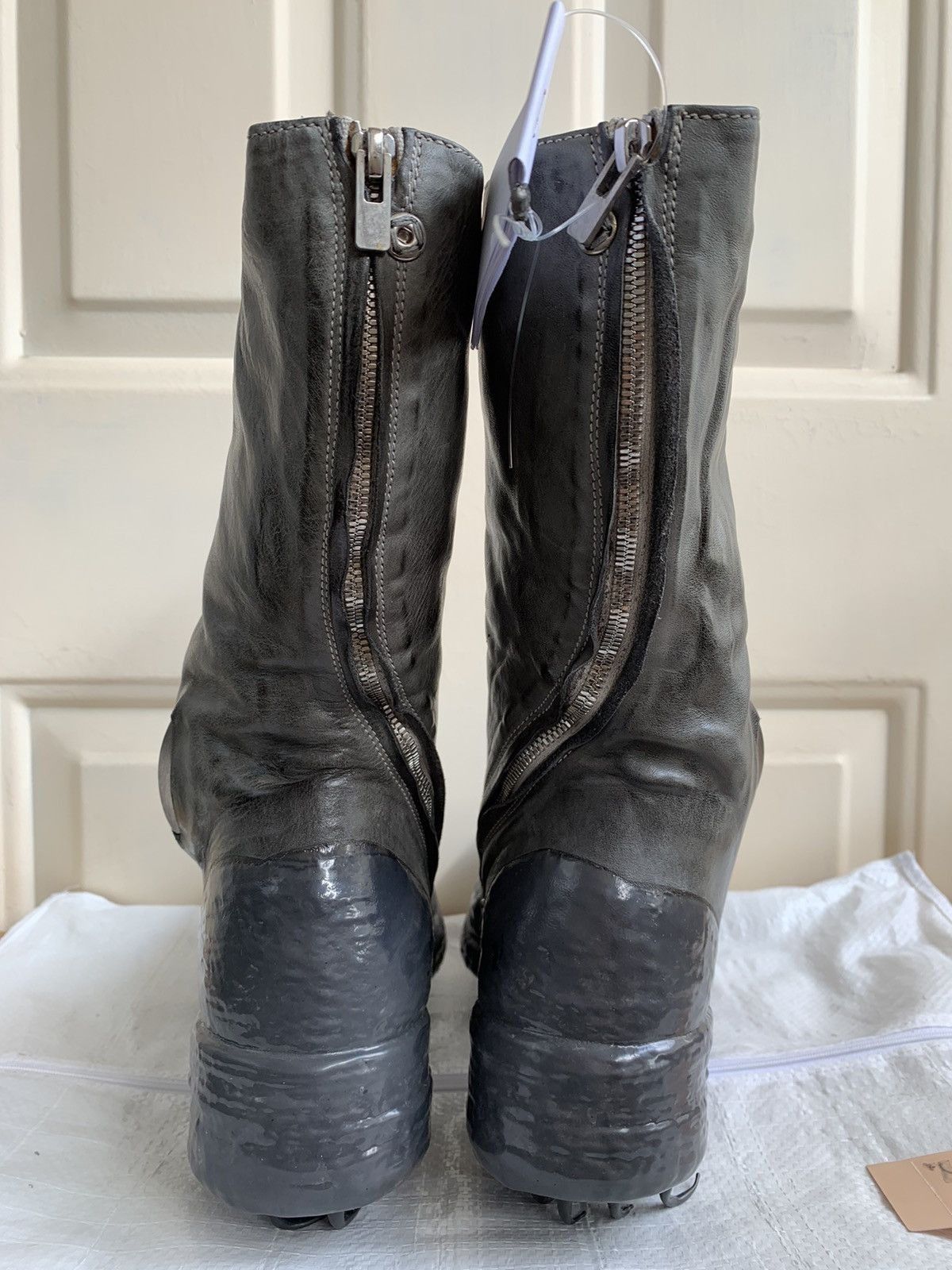 Carol Christian Poell CCP Object-dyed One Piece Drip Prosthetic Boots Size US 11.5 / EU 44-45 - 4 Thumbnail