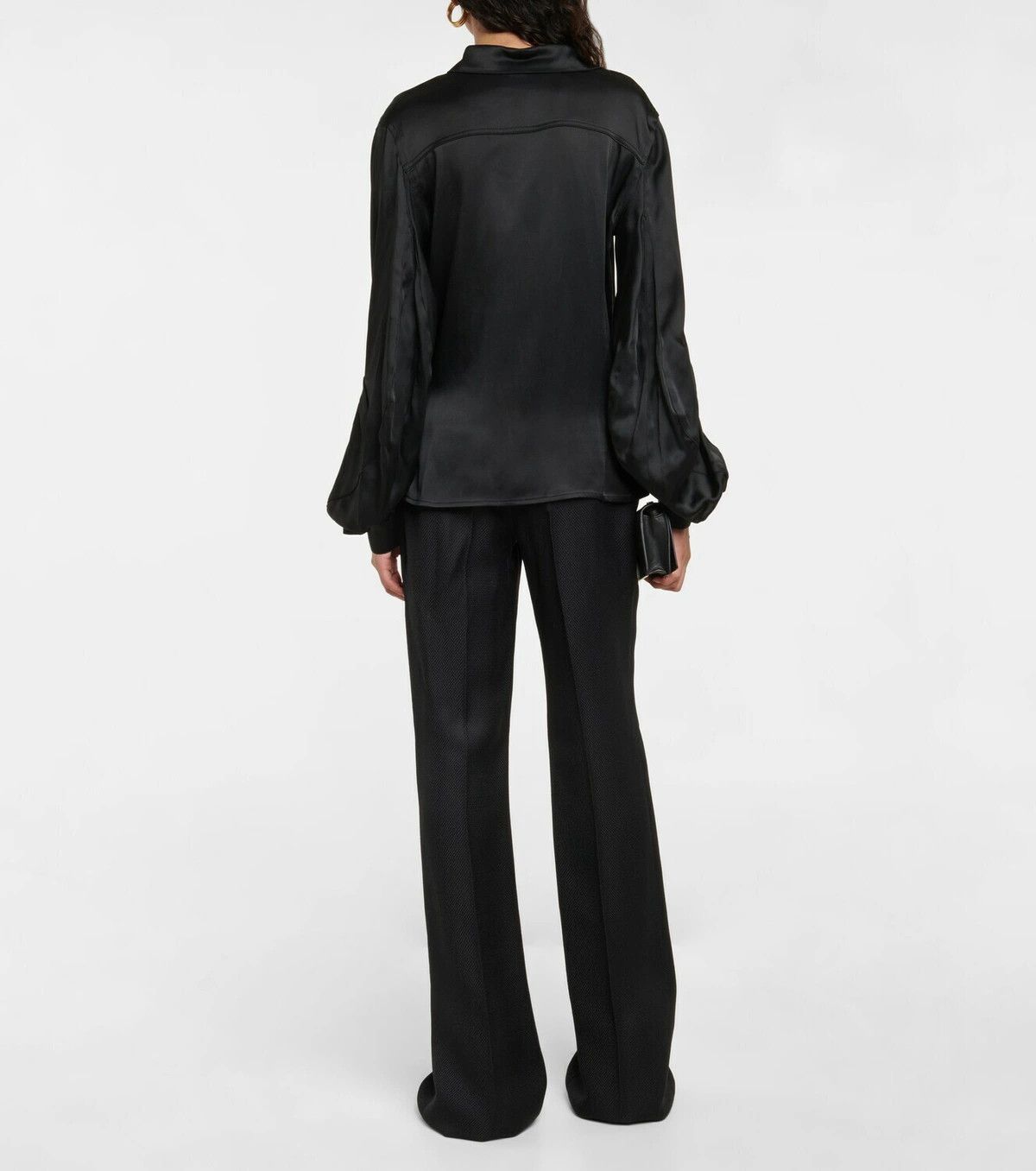 Tom Ford o1y0226 Solid Color Shirt in Black Size XS / US 0-2 / IT 36-38 - 5 Thumbnail