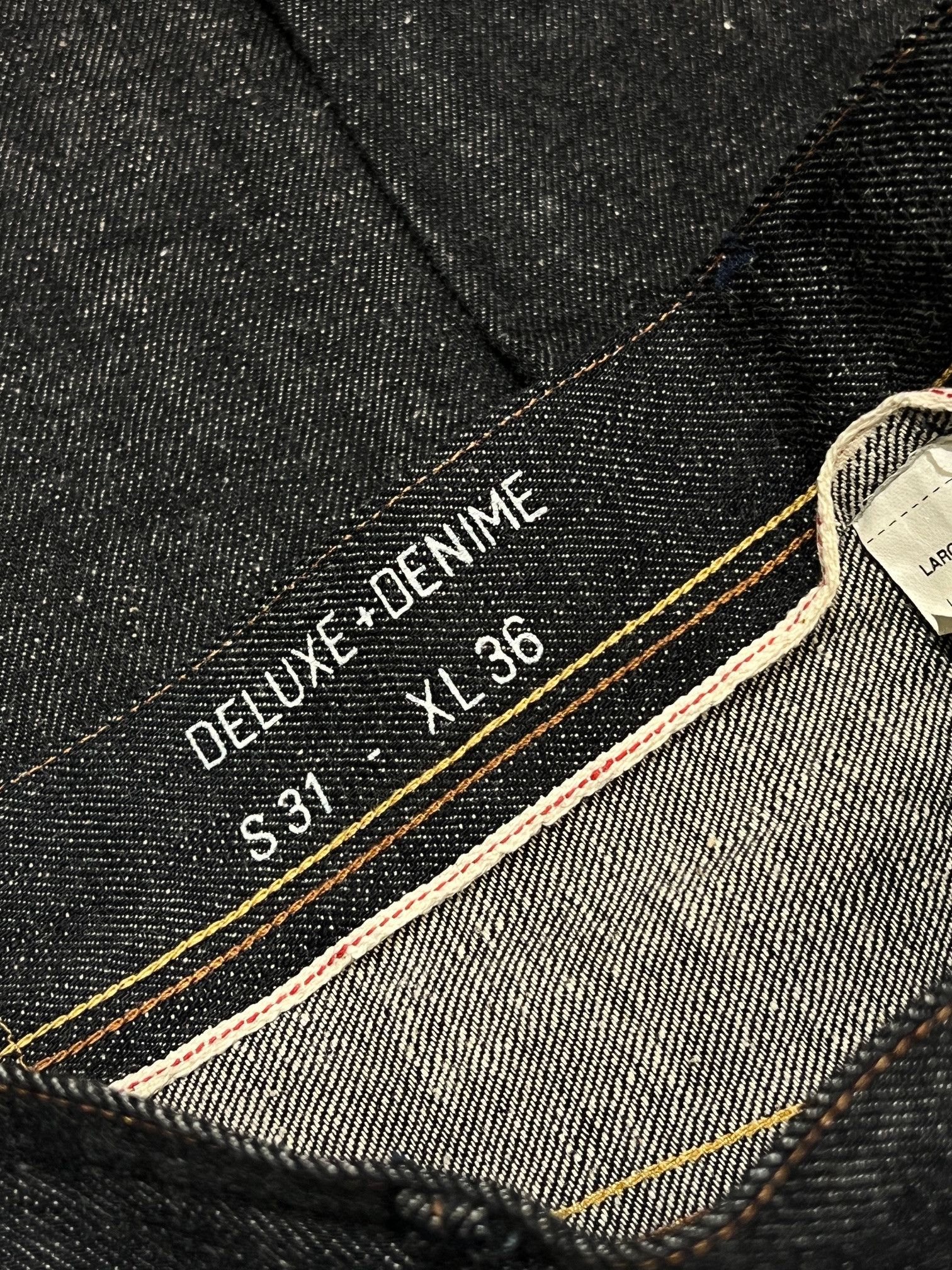 Other Deluxe Clothing Co. “Authentic S37” Japanese Selvedge Denim Size US 36 / EU 52 - 8 Thumbnail