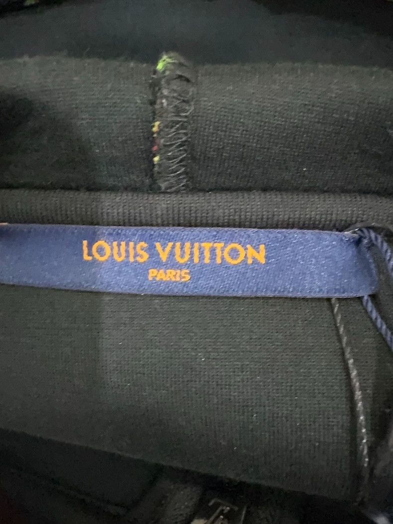 Louis Vuitton Louis Vuitton Jamaican Green Flocked Full Print Hooded Jac Size US L / EU 52-54 / 3 - 4 Thumbnail