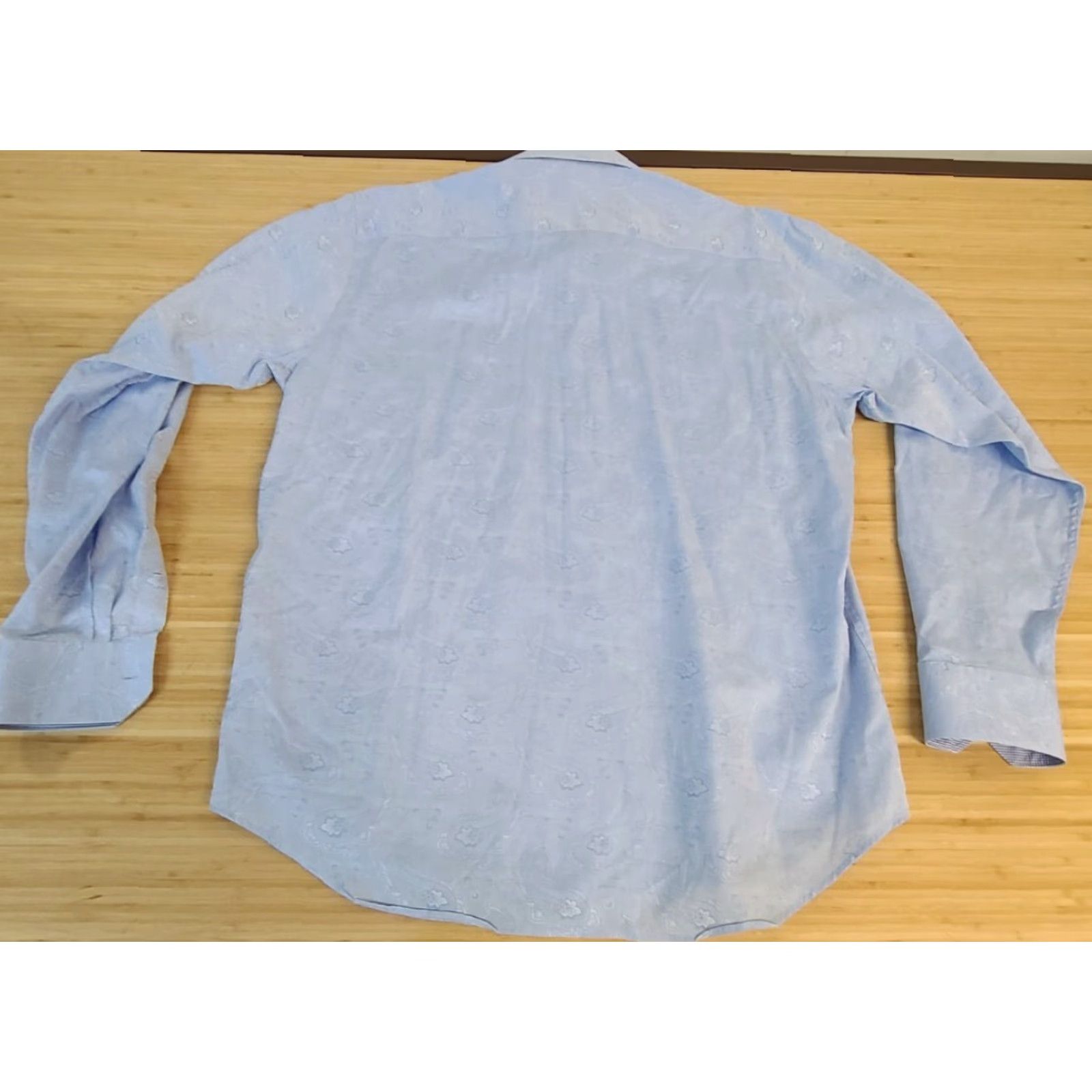 BUGATCHI Bugatchi Uomo Classic Fit Button Front Shirt Long Sleeve Men Size L(Colorful) Size US L / EU 52-54 / 3 - 5 Thumbnail