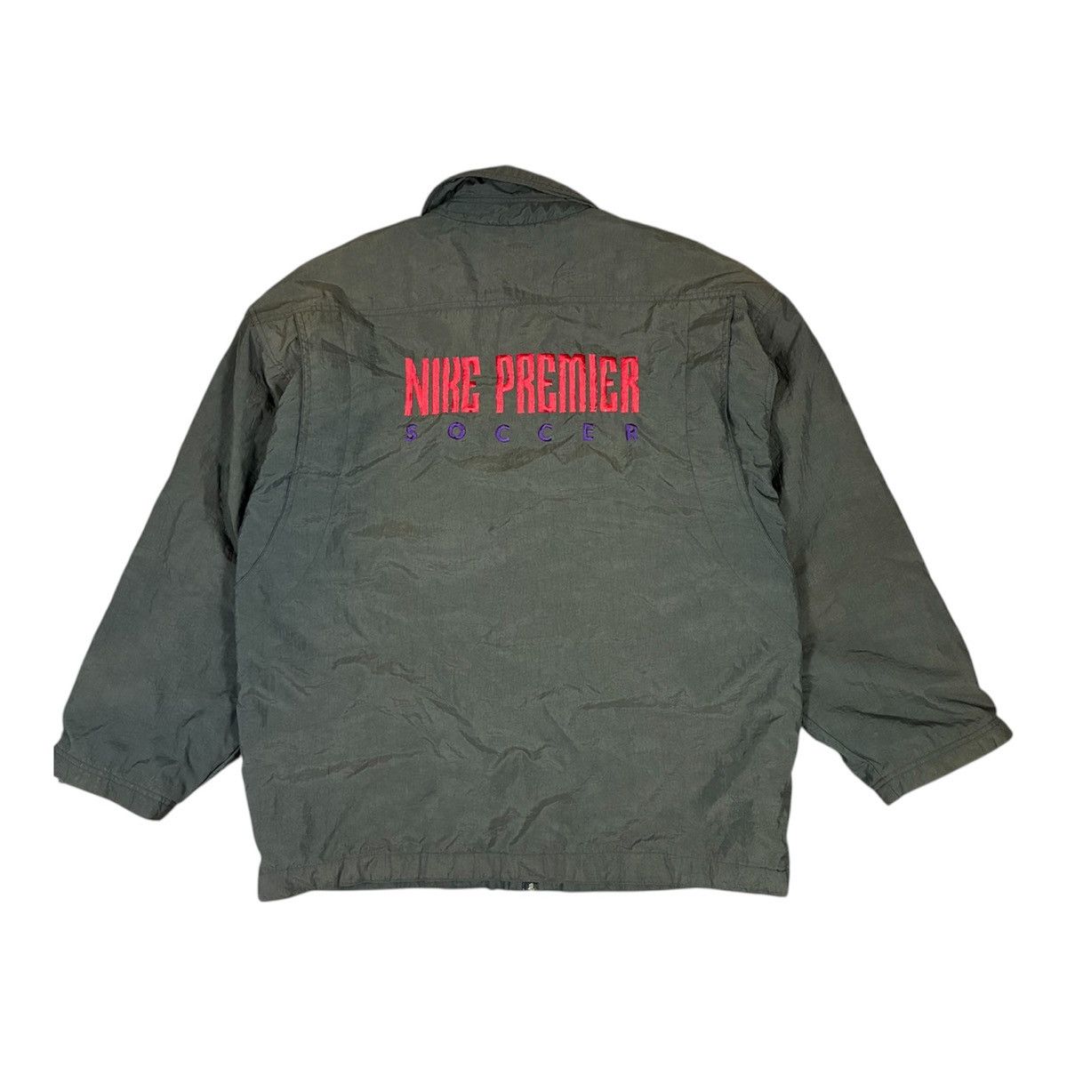 Nike Vintage Men’s 90's Nike Swoosh Premier Parka Jacket Size L Size US L / EU 52-54 / 3 - 2 Thumbnail