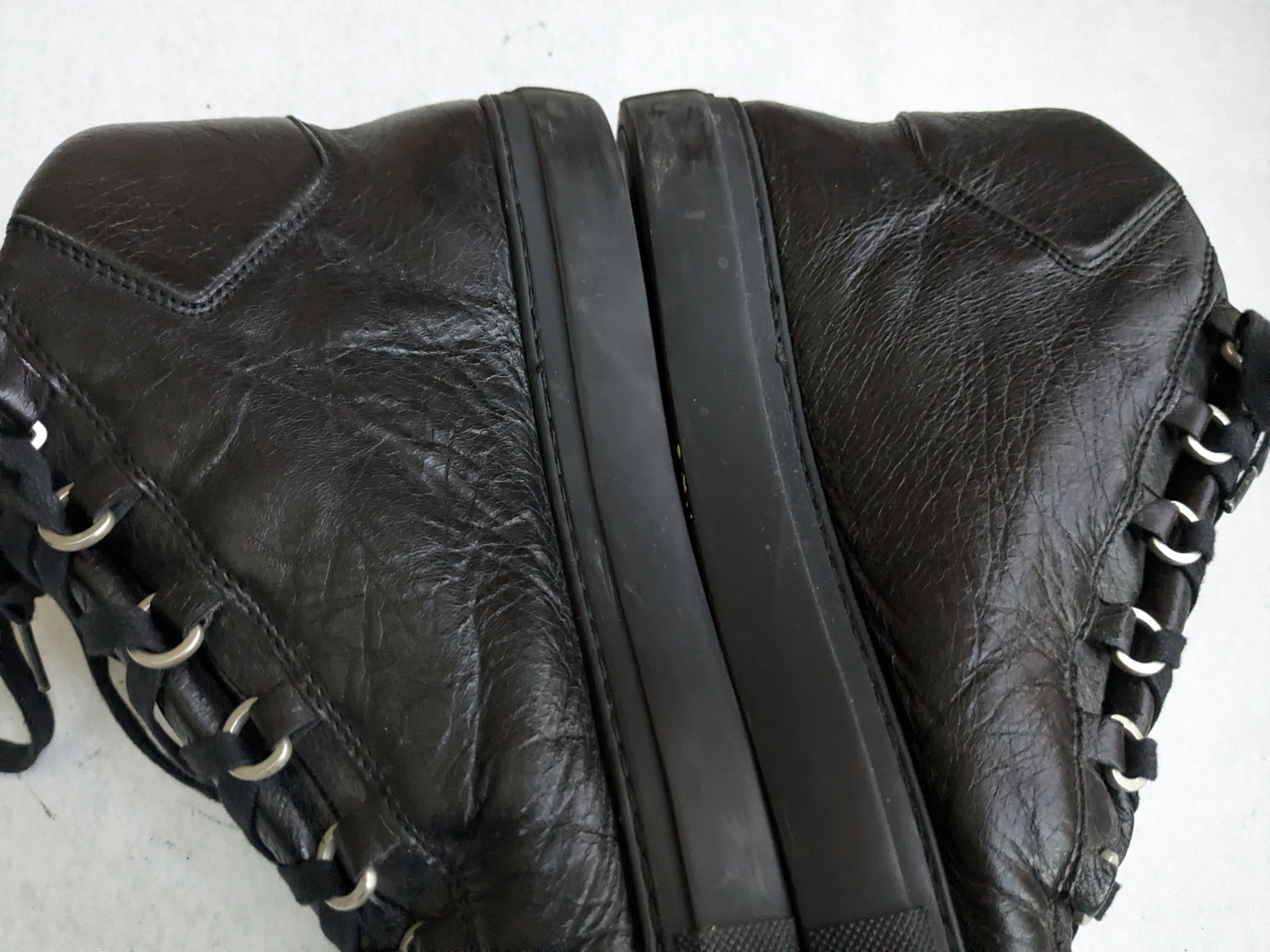 Balenciaga Balenciaga Arena Sneakers Black 11 High Tops Leather Size US 11 / EU 44 - 11 Thumbnail