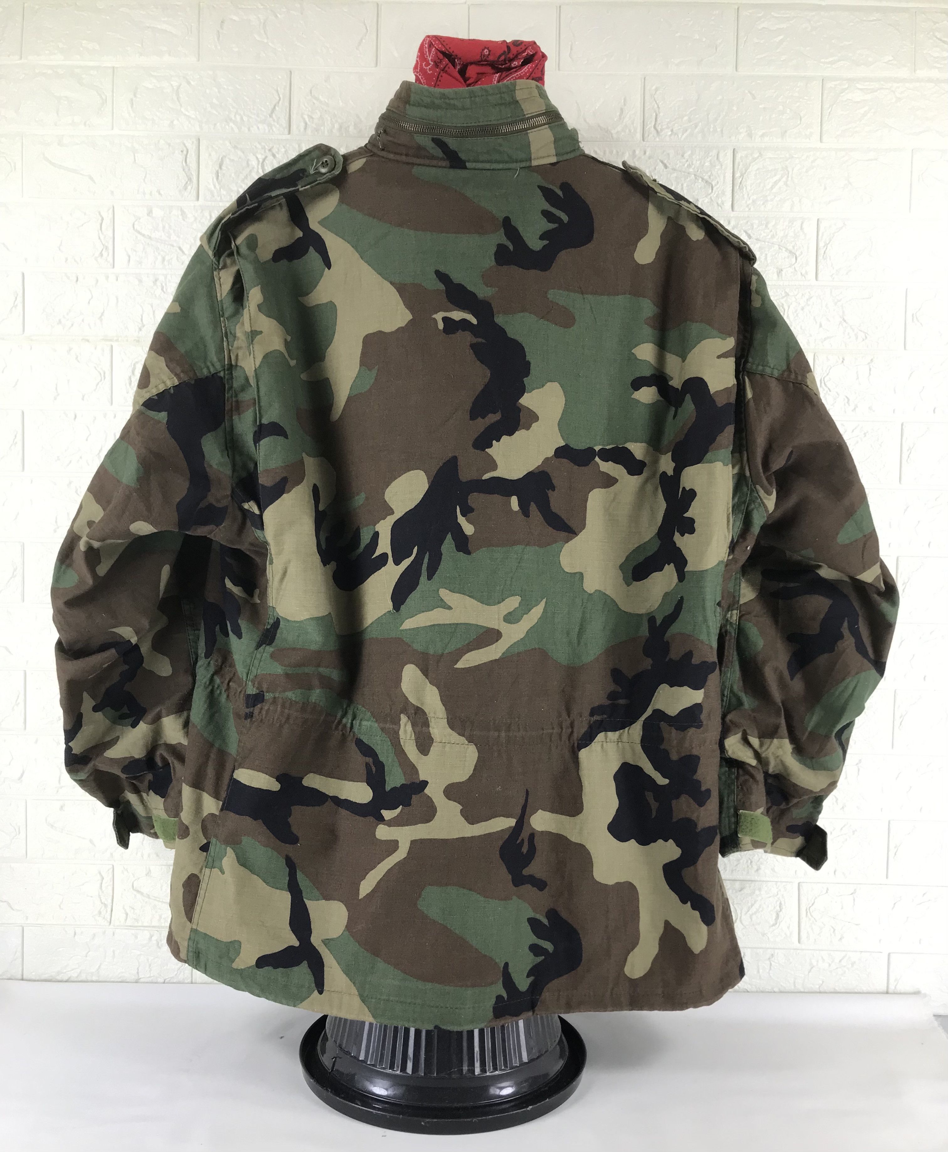 Alpha Industries Vintage Alpha Industries M65 Military Camo Jacket Size US XXL / EU 58 / 5 - 4 Thumbnail