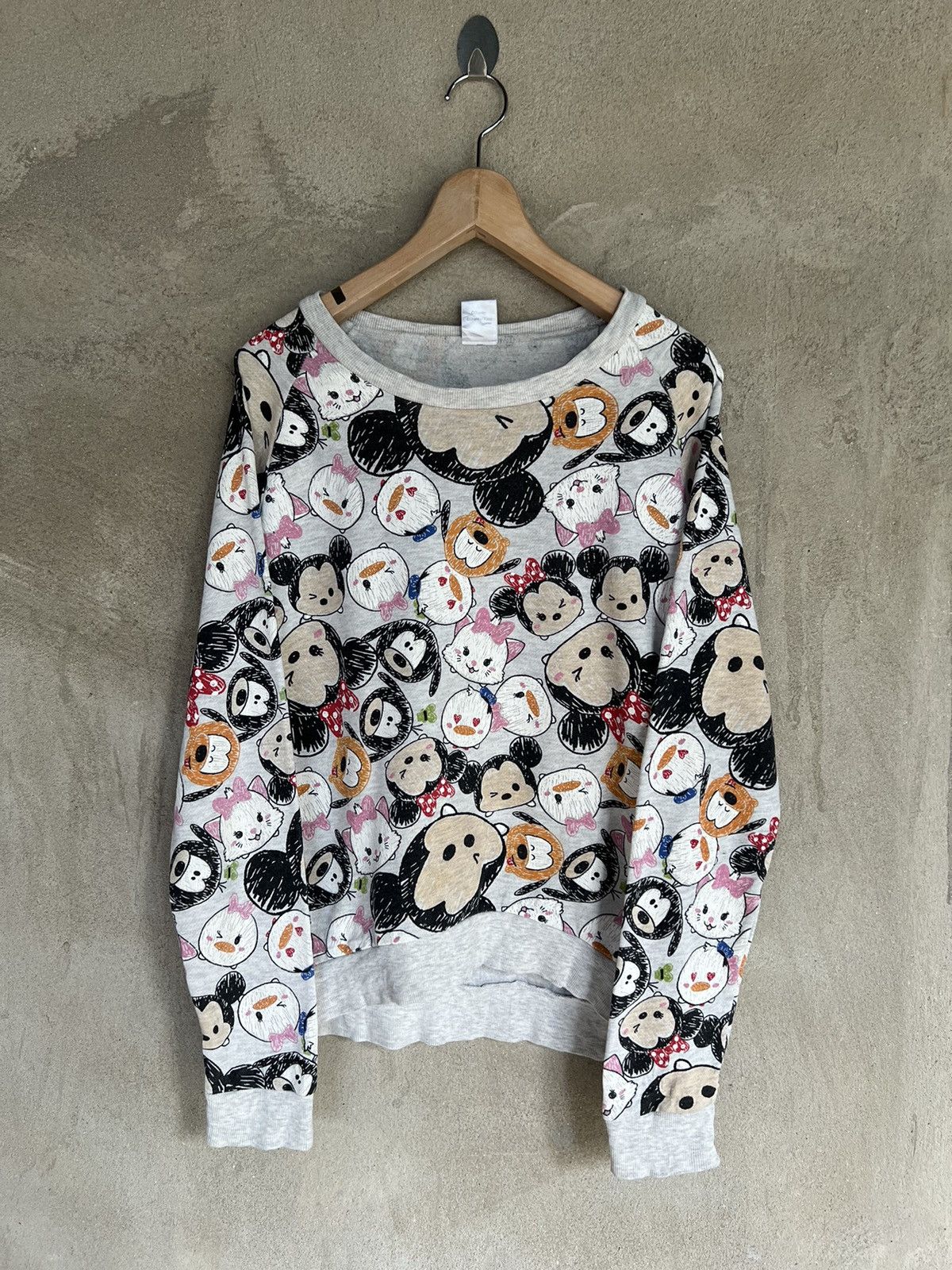 Disney × Mickey Mouse Mickey Mouse Overprint Sweatshirt Size M / US 6-8 / IT 42-44 - 2 Thumbnail