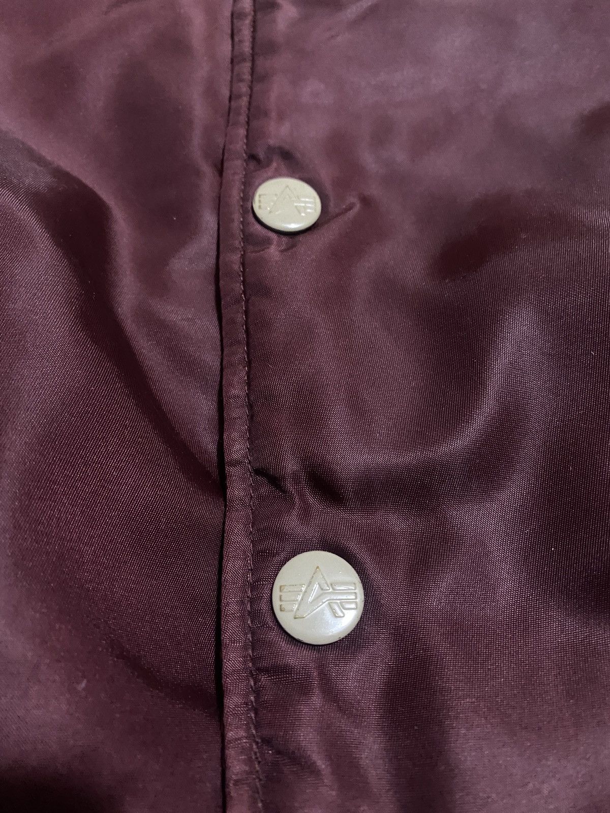 Alpha Industries Vintage alpha Industries baseball rare jacket with big logo Size US L / EU 52-54 / 3 - 15 Thumbnail