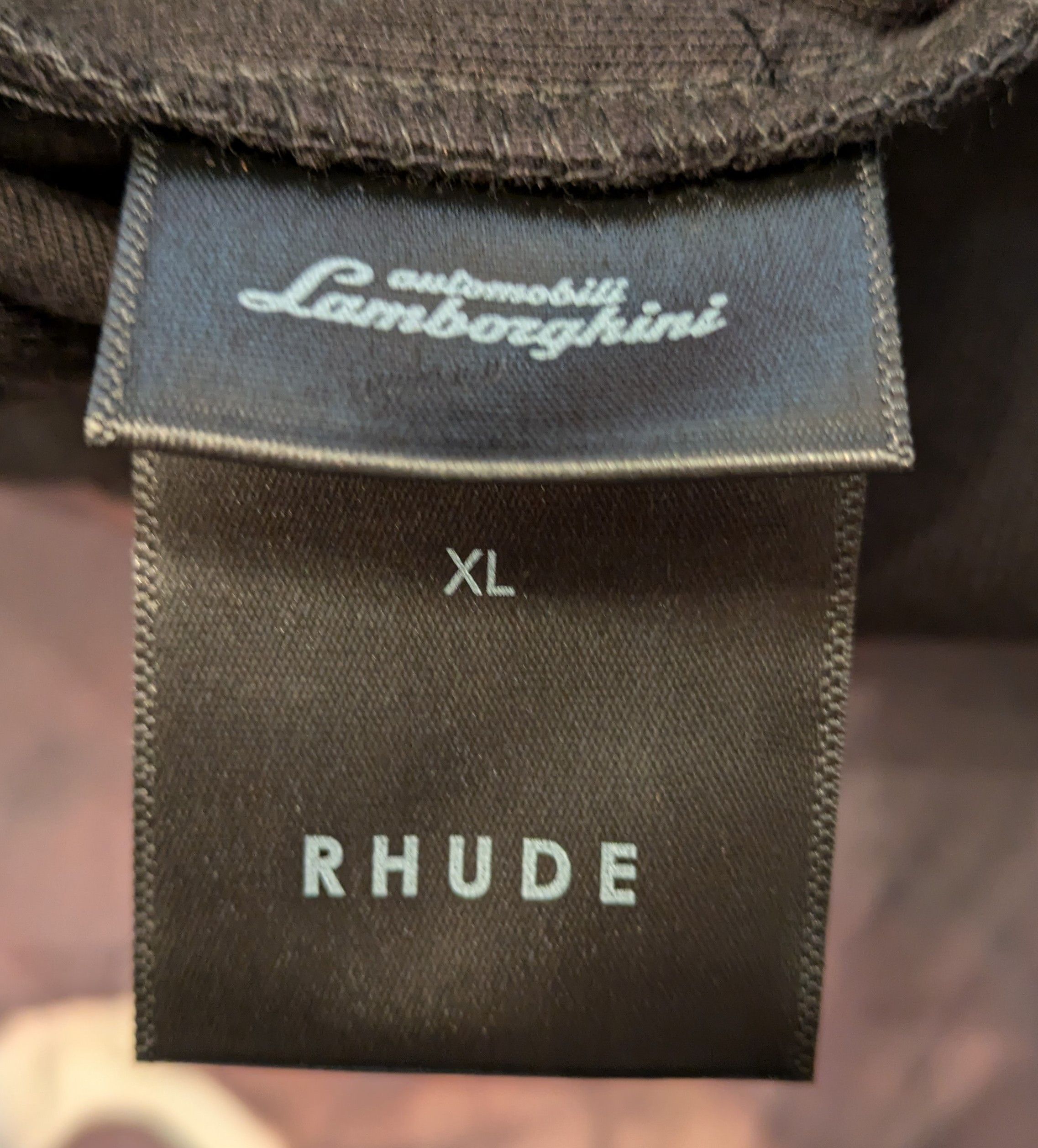 Lamborghini × Rhude Lamborghini Pique Polo Sweatshirt Size US XL / EU 56 / 4 - 5 Thumbnail