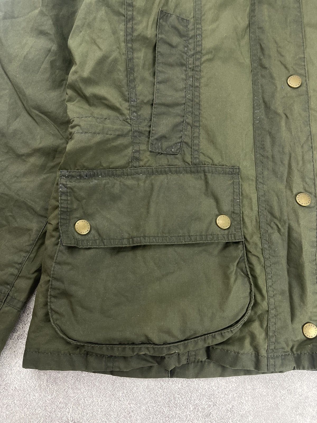 Barbour × Vintage × Wax London Barbour Flyweight Beadnell Wax Parka Jacket Size 10 Size M / US 6-8 / IT 42-44 - 5 Thumbnail