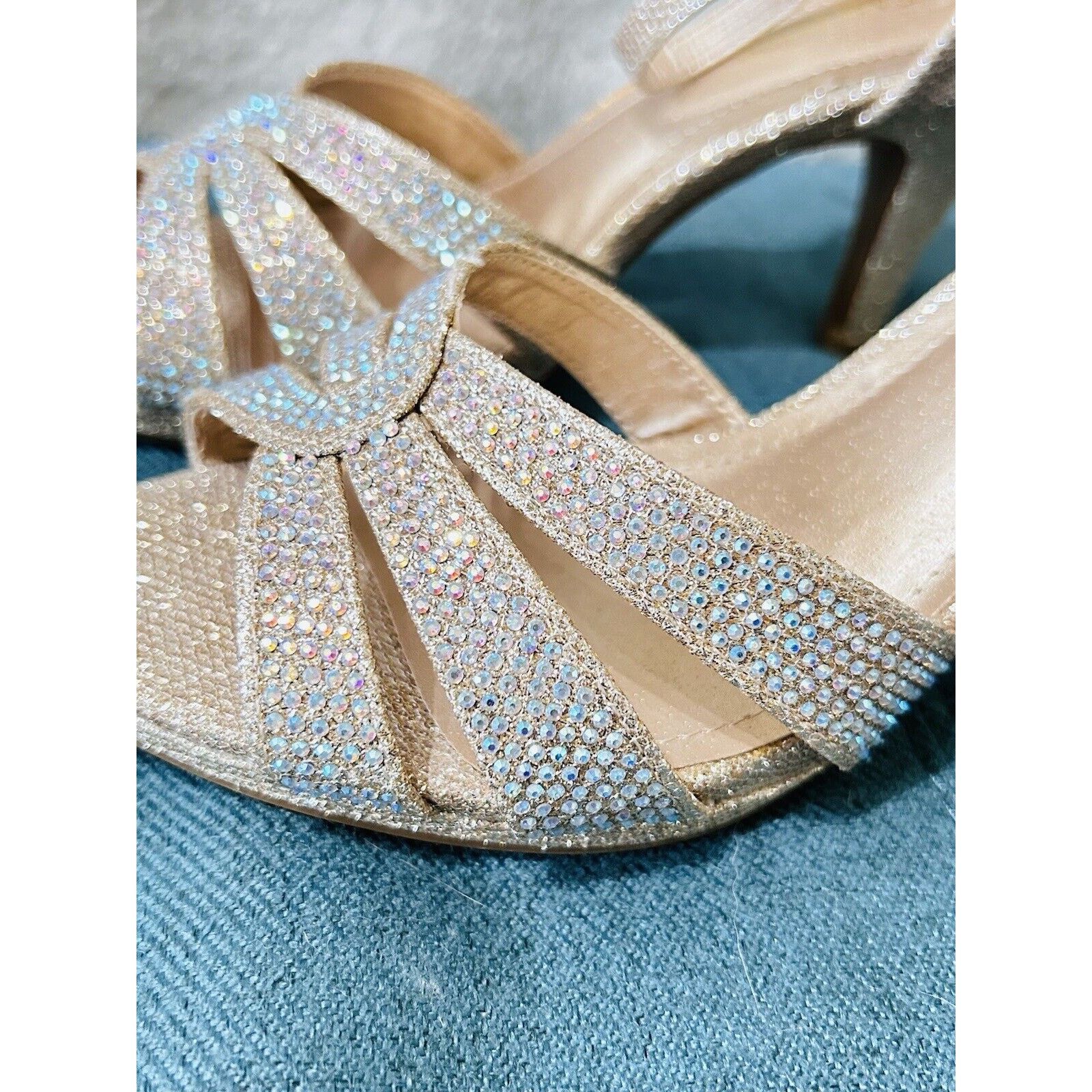 Other DREAM PAIRS Wmn Open Toe Med Heel Sandals Party Shoes Sz 8.5 Size US 8.5 / IT 38.5 - 2 Thumbnail