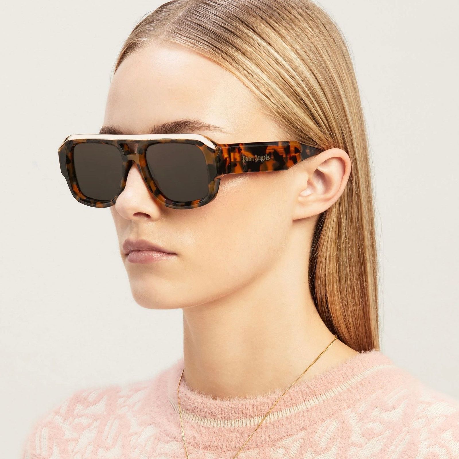 Palm Angels New! PALM ANGELS Stockton Sunglasses PERI062 1764, Authentic Size ONE SIZE - 2 Thumbnail