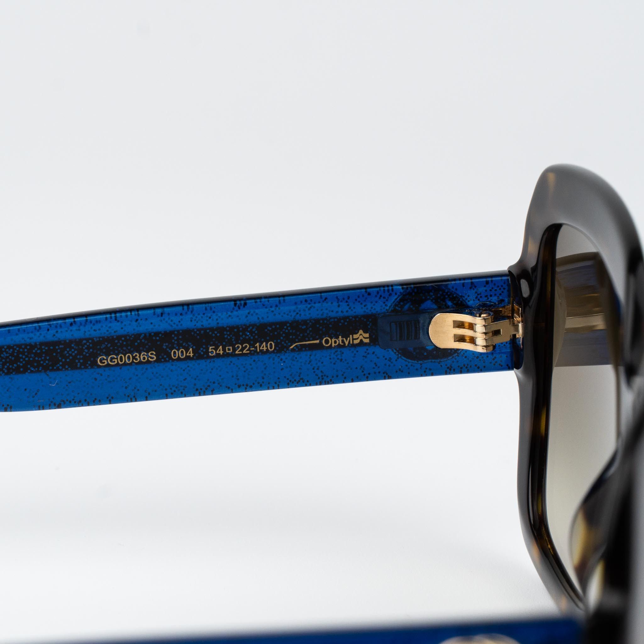 Gucci Gucci Women Sunglasses Square GG0036S 004 NEW AUTHENTIC Size ONE SIZE - 8 Thumbnail
