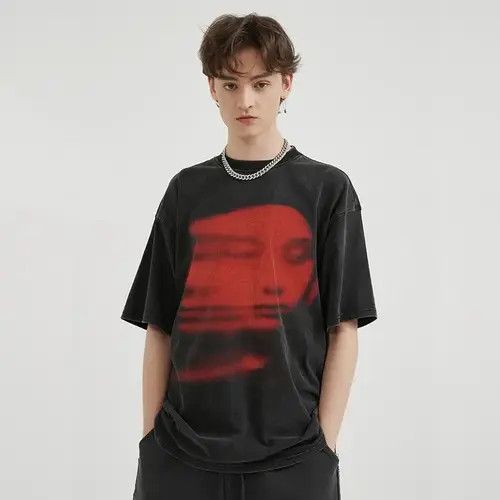 Japanese Brand Kawamura x Han Vintage Design Graphic T Shirt Size US L / EU 52-54 / 3 - 4 Thumbnail