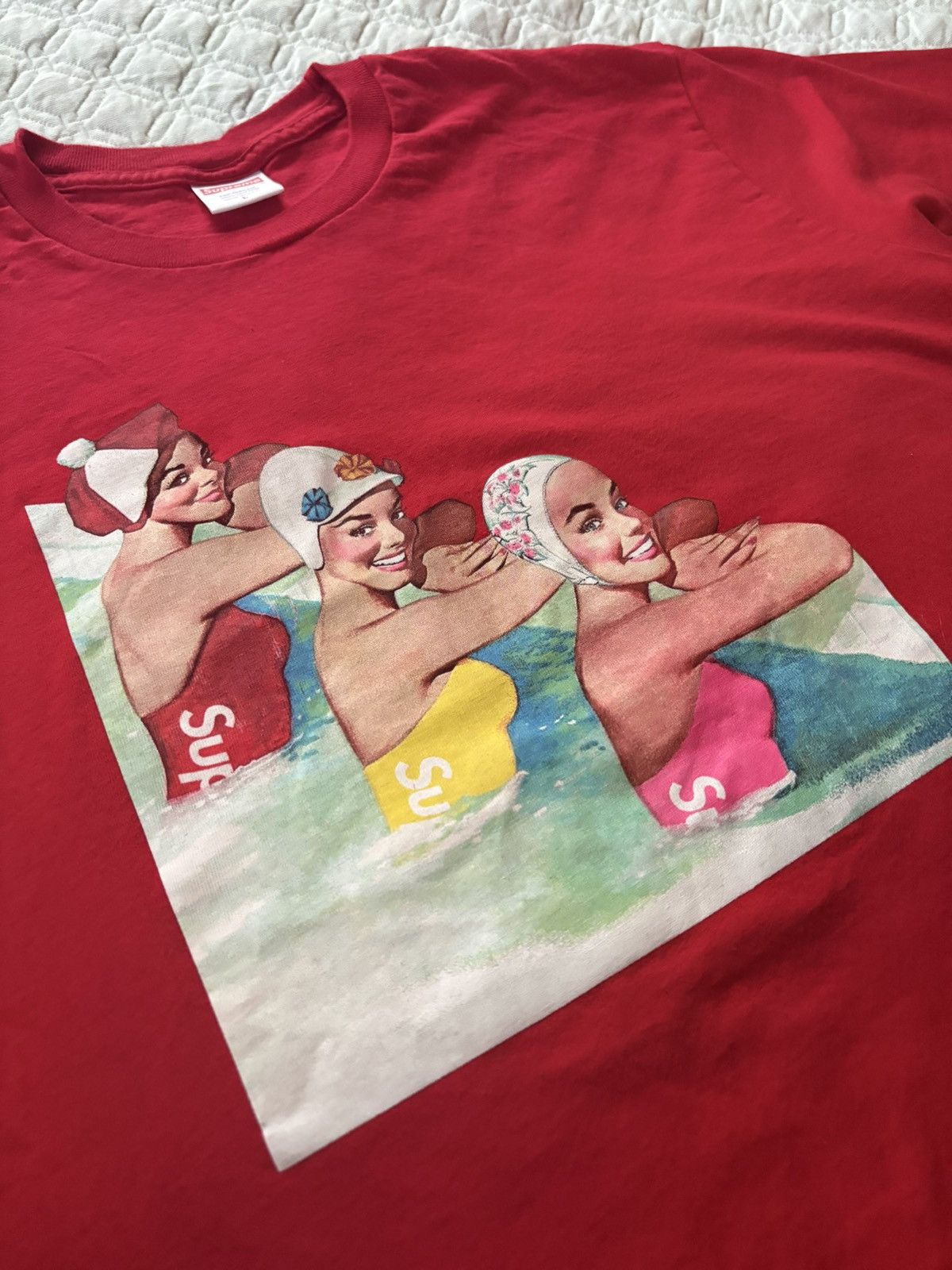 Supreme Supreme Swimmers Tee Size US L / EU 52-54 / 3 - 2 Thumbnail