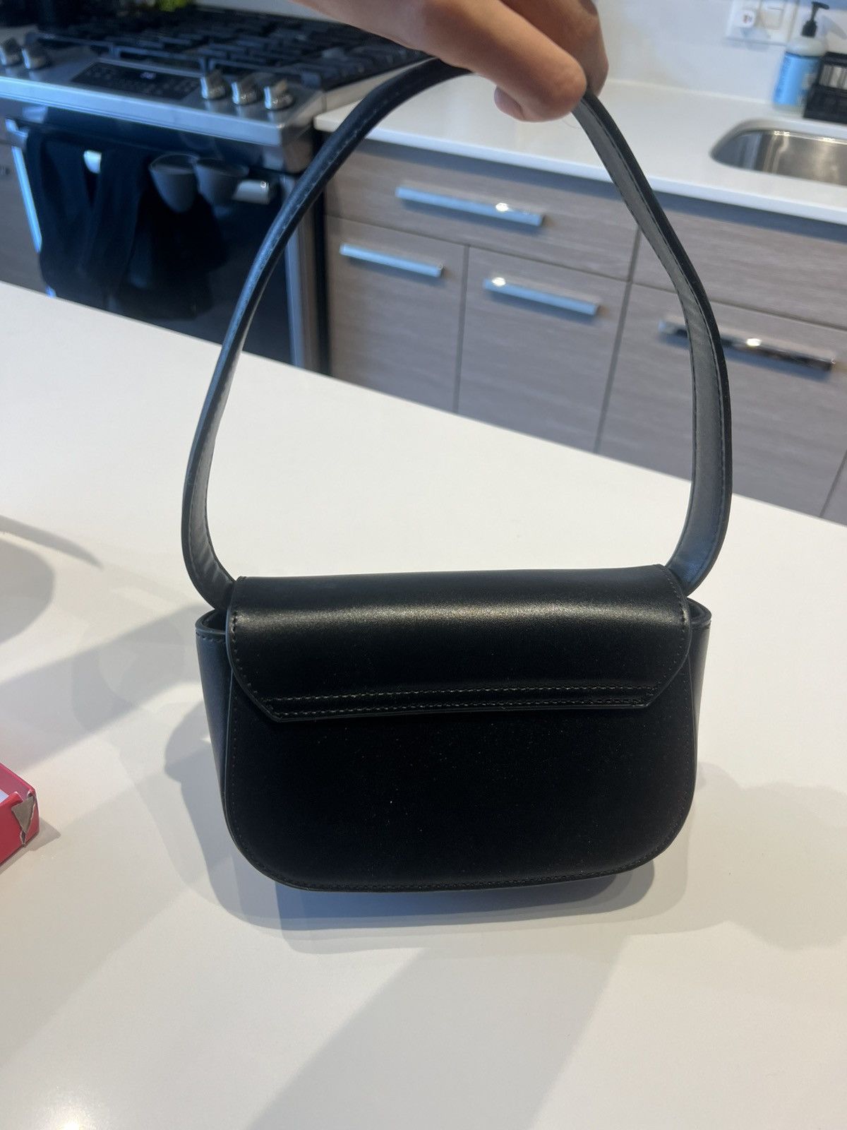 Diesel Diesel 1DR-Iconic shoulder bag in nappa leather Size ONE SIZE - 7 Thumbnail