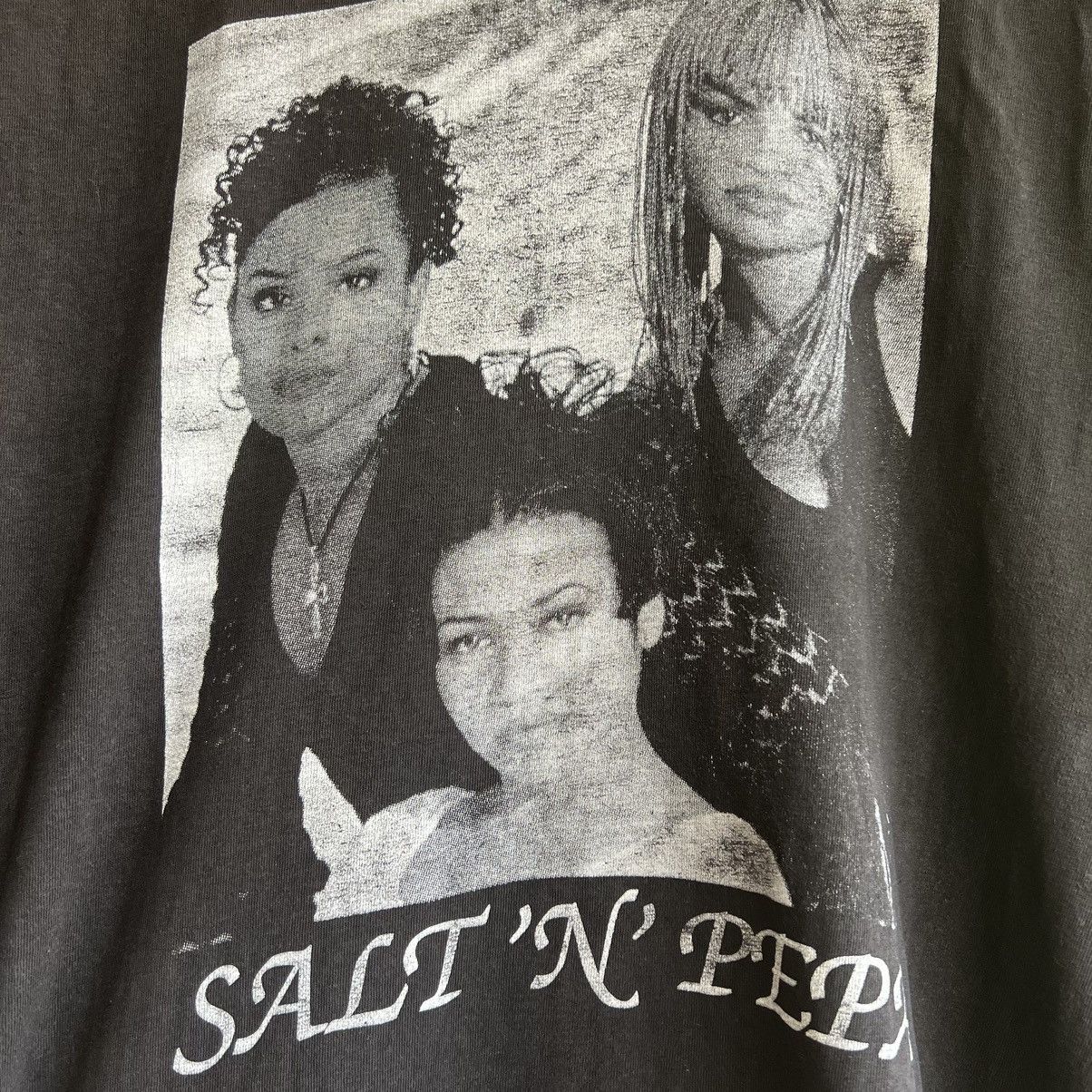 Rap Tees × Vintage VTG ‘90s Salt-N-Pepa Whatta Man Rap Tee Shirt 2pac Nas Tupac Size US L / EU 52-54 / 3 - 13 Thumbnail