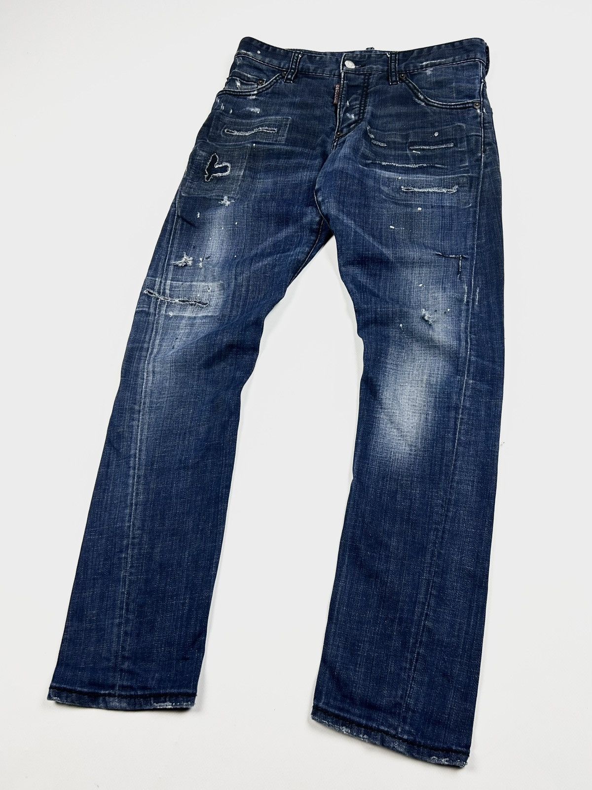 Dsquared2 Luxury Dsquared2 Navy Washed Jeans Made In Italy Size US 29 - 4 Thumbnail