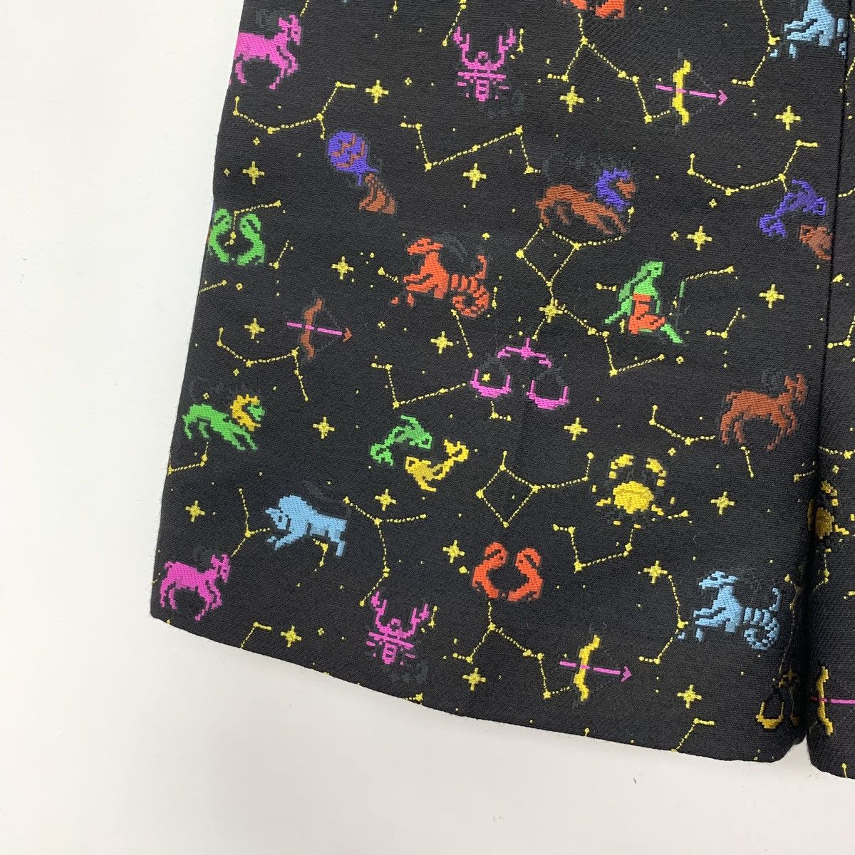 Dior Dior Black Full-Print Constellation Pattern Shorts K26WX Size 26" / US 2 / IT 38 - 4 Thumbnail