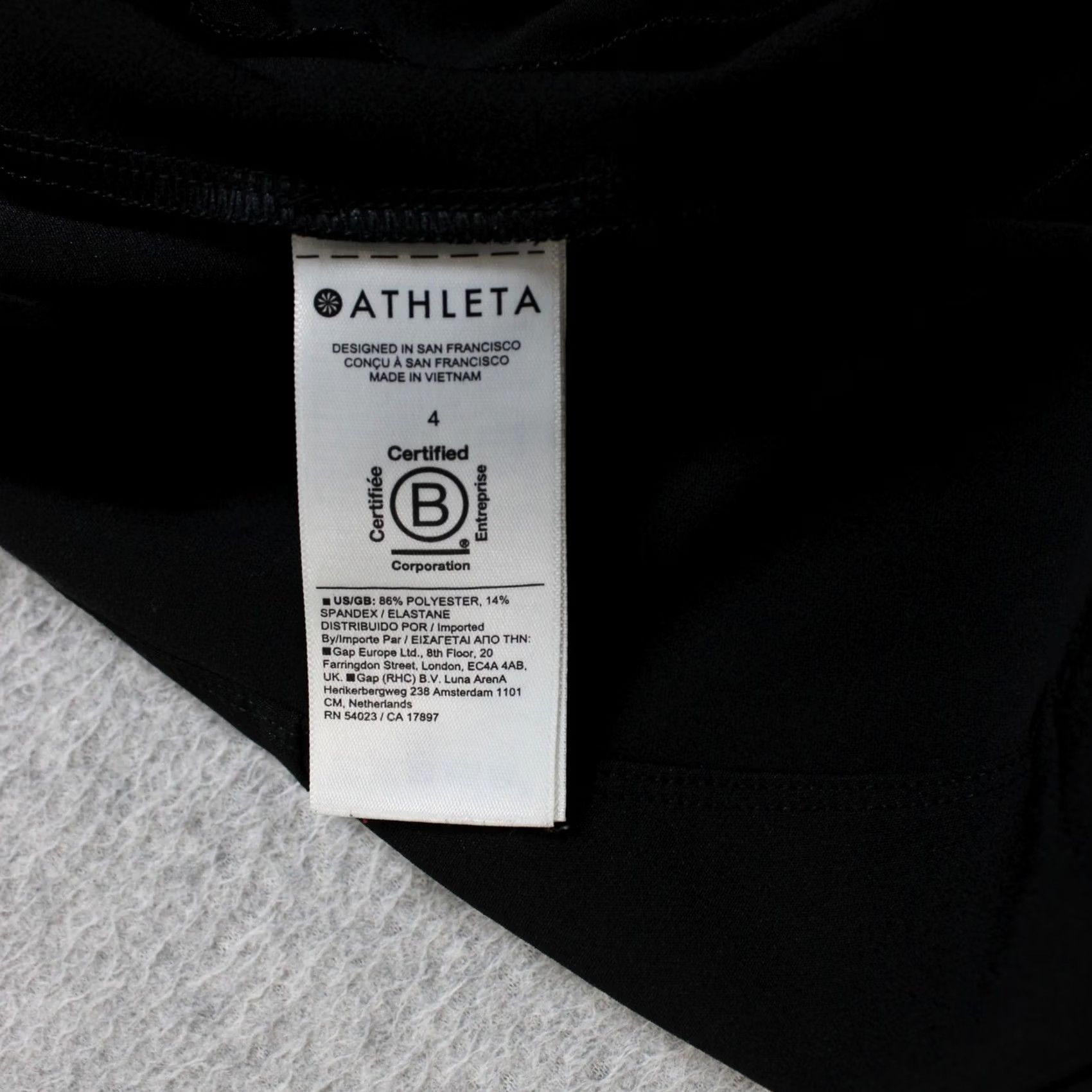 Athleta Athleta Pants Women 4 Black Ankle Straight Leg Elastic Waist Stretch Office Crop Women's Pants Size 27" / US 4 / IT 40 - 4 Thumbnail