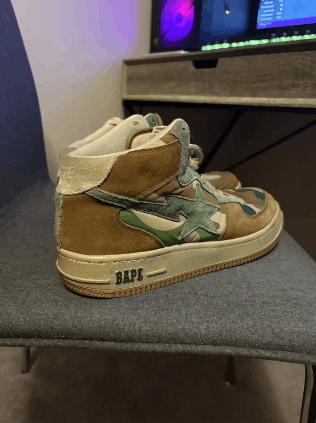 Bape 2000s Camo Bapesta Hi Size US 10 / EU 43 - 3 Thumbnail