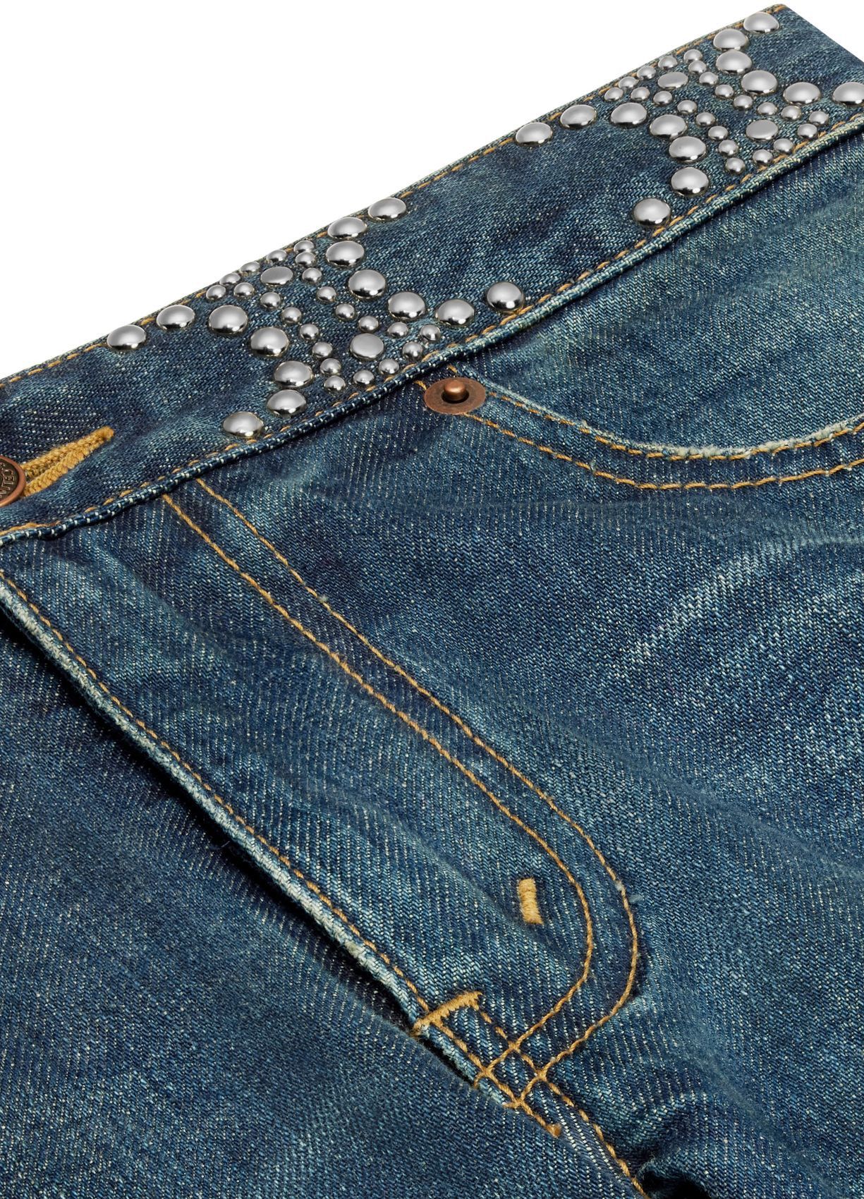 Celine o1w1db10125 2N972255V Neo Skinny Jeans in Blue Size 32" / US 10 / IT 46 - 3 Thumbnail
