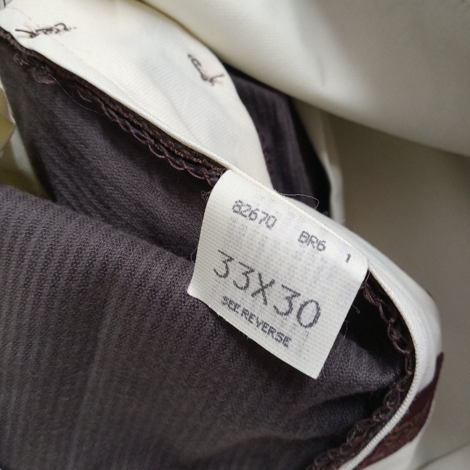 Haggar Vintage Haggar Corduroy Pants Men’s 33x30 Brown Trousers Size US 33 - 6 Thumbnail