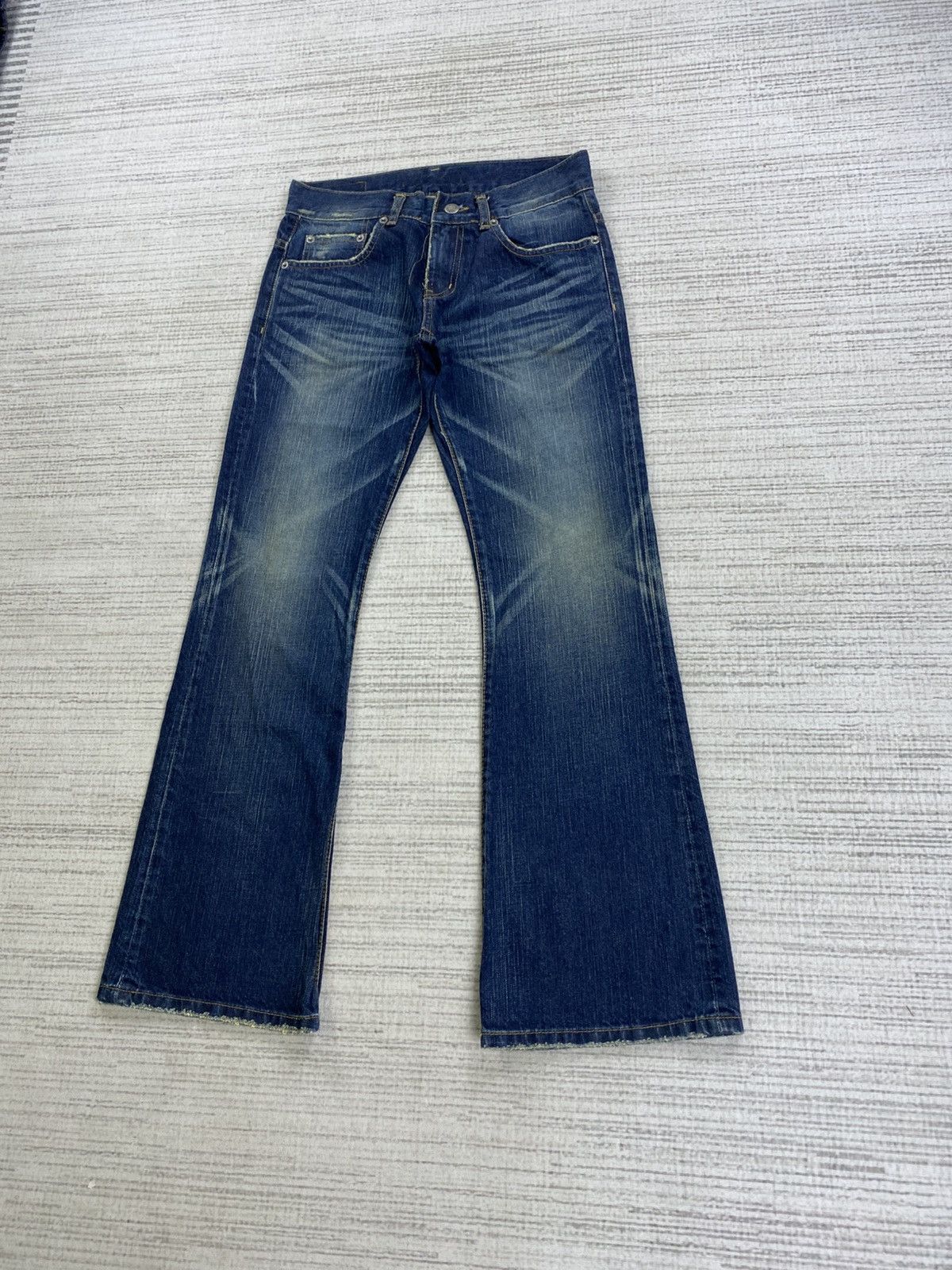 Beauty Beast × Hysteric Glamour × Vintage Vintage Flared Smile Japan Special Design Denim Pants Size US 28 / EU 44 - 4 Thumbnail