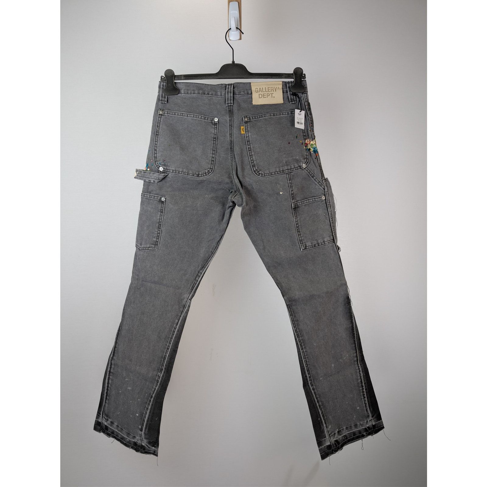 Gallery Dept. o1rshd1 LA Flare Carpenter Jeans in Charcoal Size US 31 - 10 Thumbnail