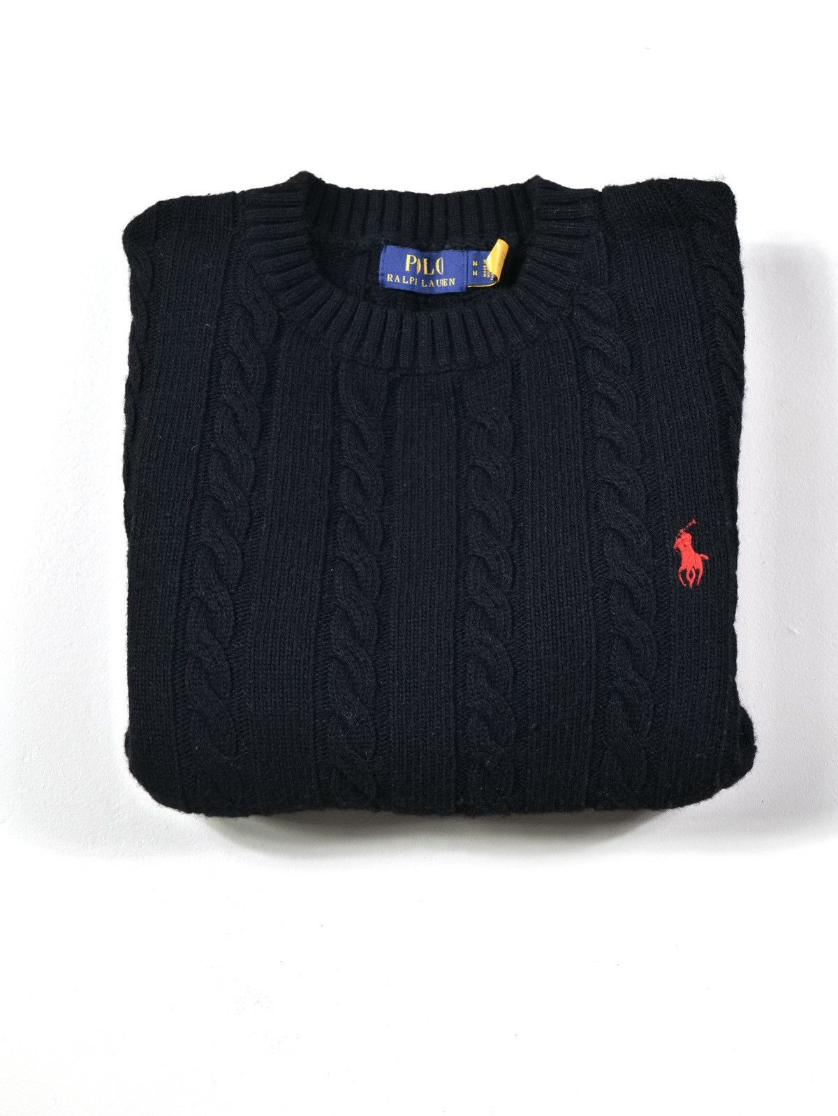 Polo Ralph Lauren Ralph Lauren Cable Knit Sweater black Size US M / EU 48-50 / 2 - 4 Thumbnail