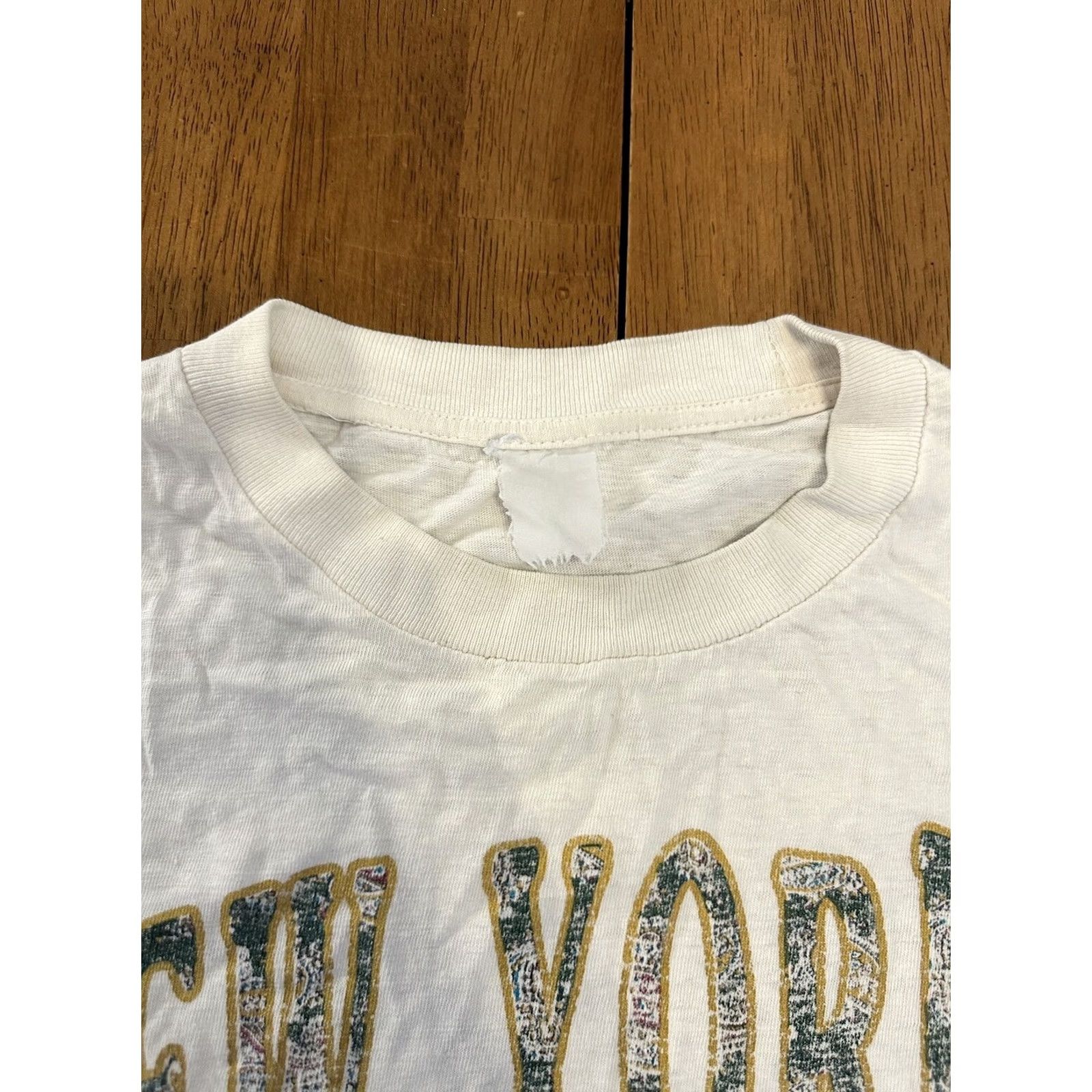 Vintage VINTAGE Nike Shirt Adult L/XL White Single Stitch Mens Size US L / EU 52-54 / 3 - 5 Thumbnail