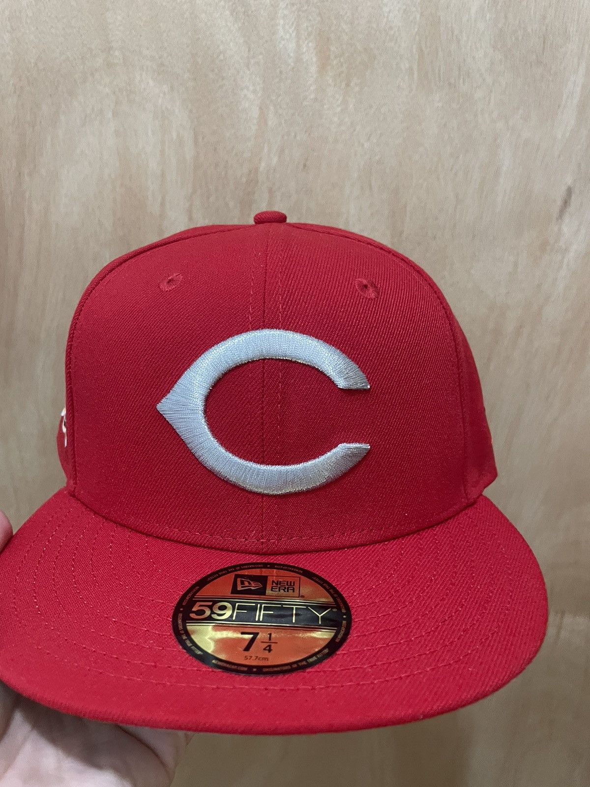 New Era Hat club Cincinnati reds Joe Morgan hof patch size 7 1/4 Size ONE SIZE - 2 Thumbnail