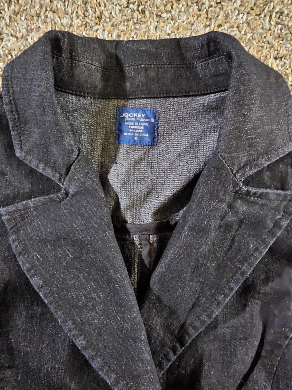Jockey Jockey person to person Gray Black denim jacket 3 button S Size S / US 4 / IT 40 - 4 Thumbnail