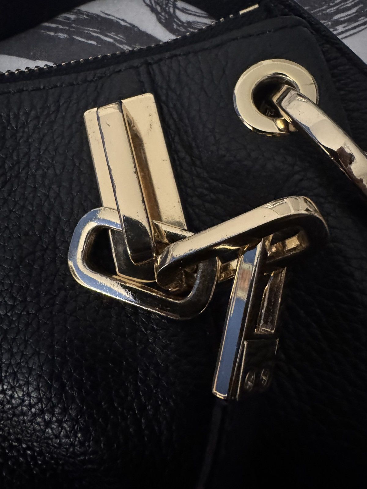 Michael Kors Micheal Kors Brooke Pebbled Black - Used Size ONE SIZE - 5 Thumbnail