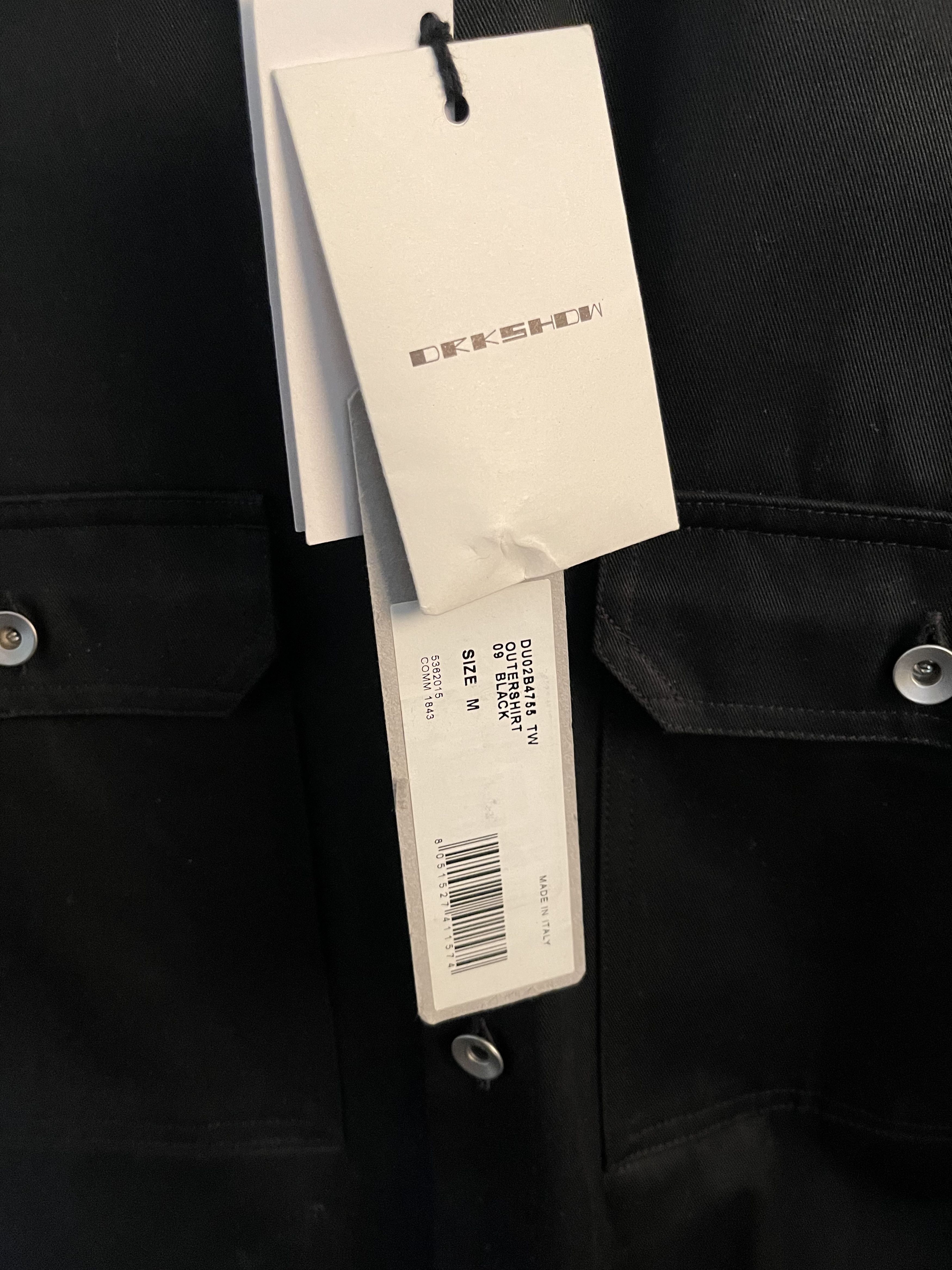 Rick Owens Drkshdw Drkshdw Woven Outershirt Size US M / EU 48-50 / 2 - 5 Thumbnail